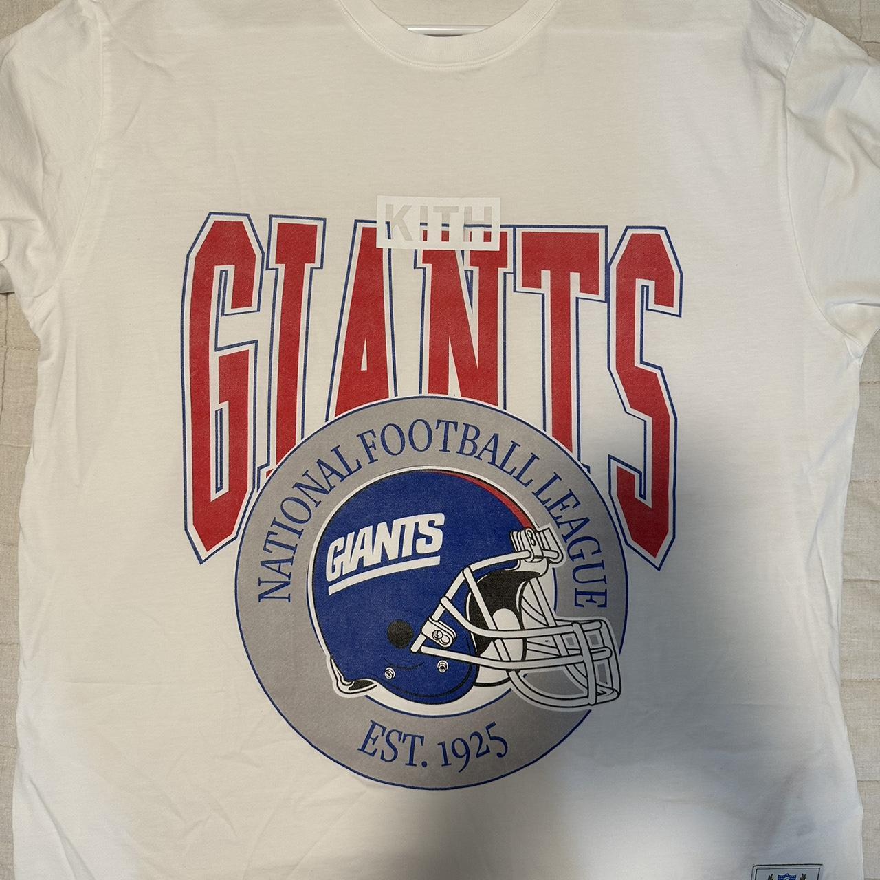white ny giants t shirt
