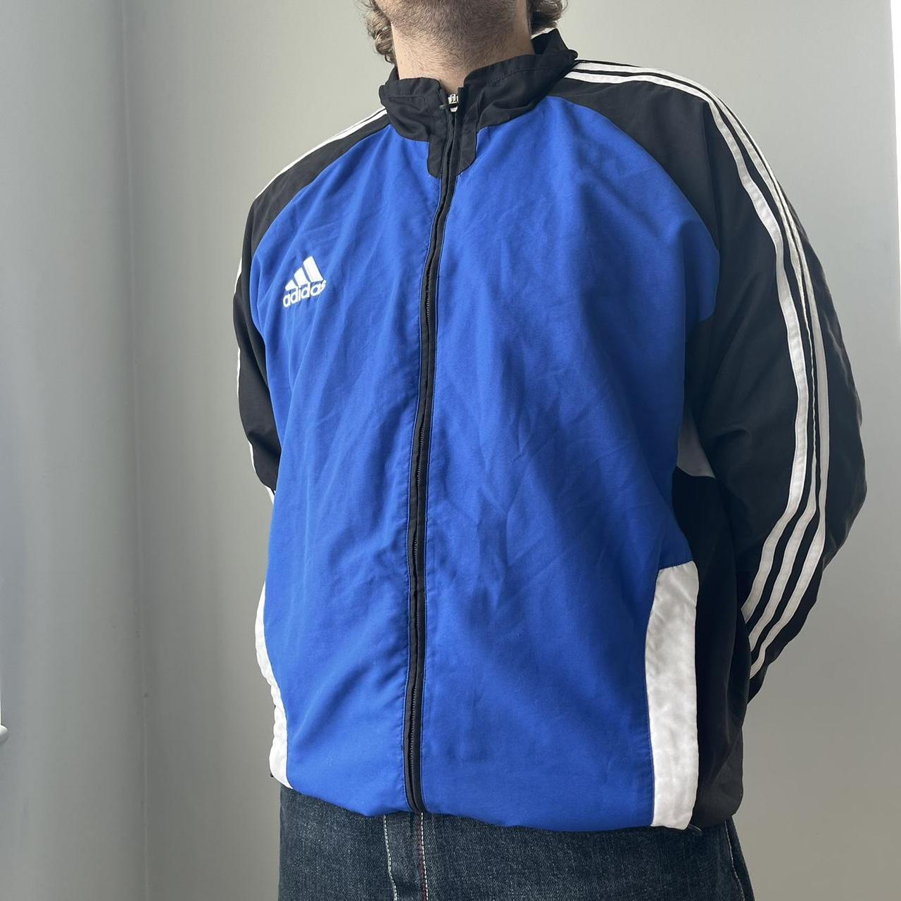 Vintage Adidas Track Jacket Crazy early y2k Zip up