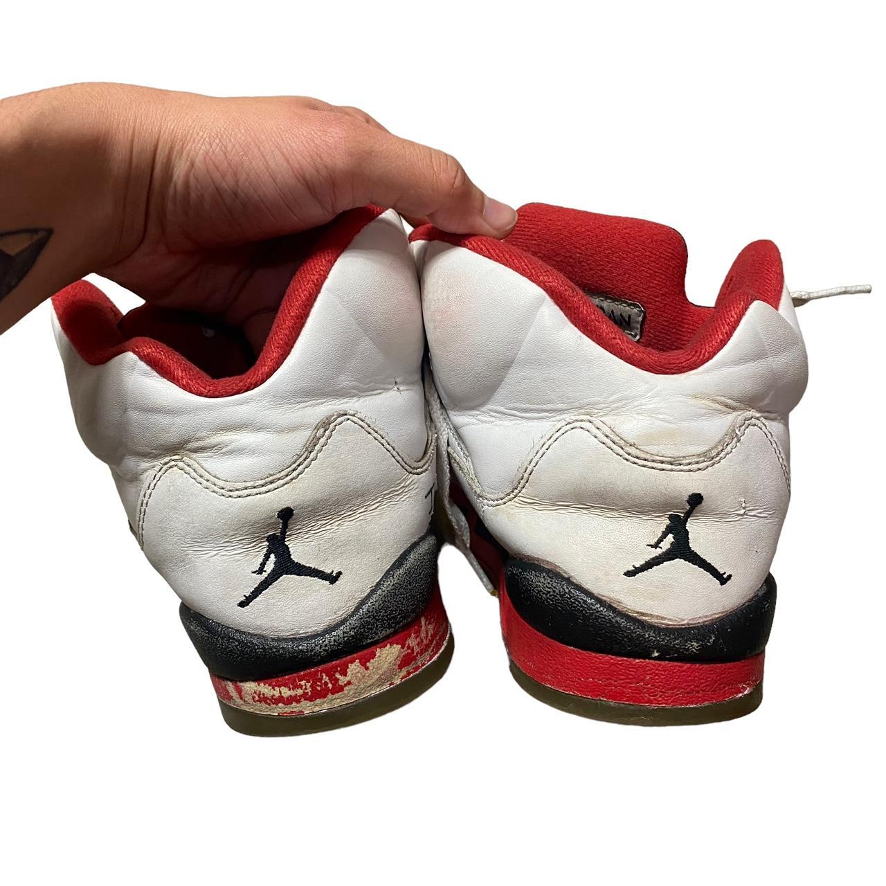 mens jordan 5 retro fire red