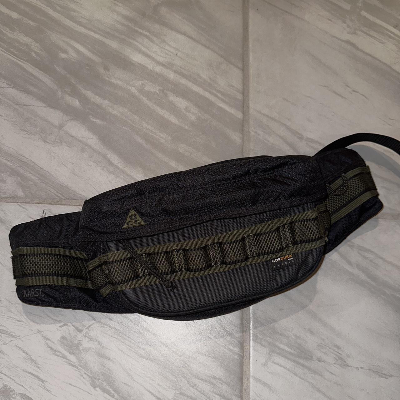 Nike ACG karst fanny pack Black and Olive green... Depop