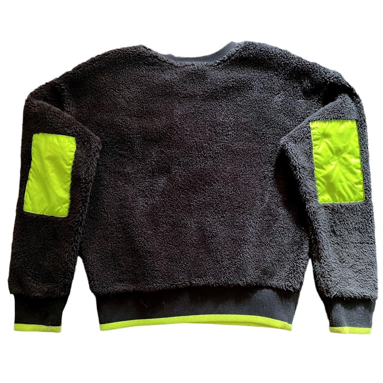 Champion sweater 2025 lime green grey