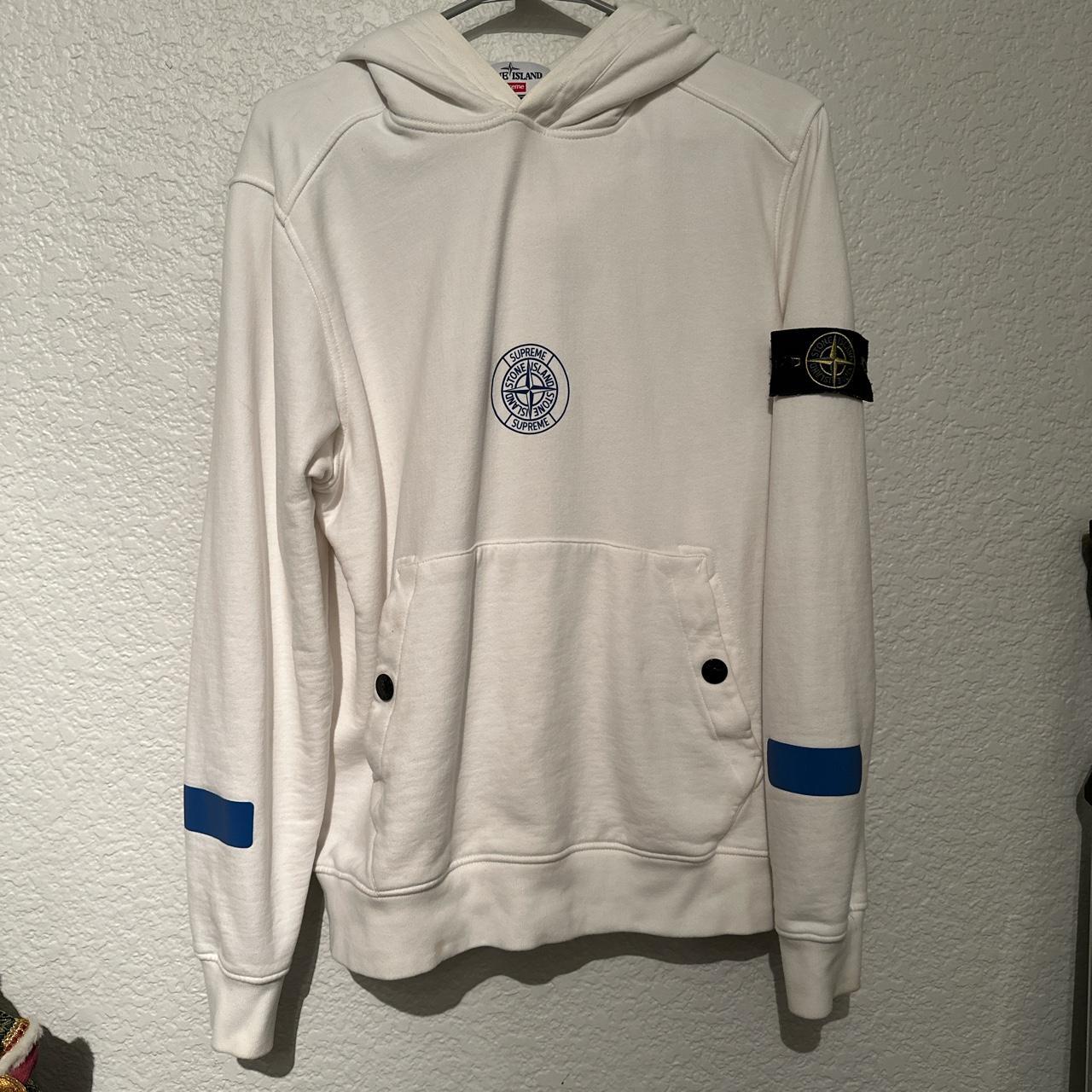 Stone island x Supreme hoodie in a men’s size large...