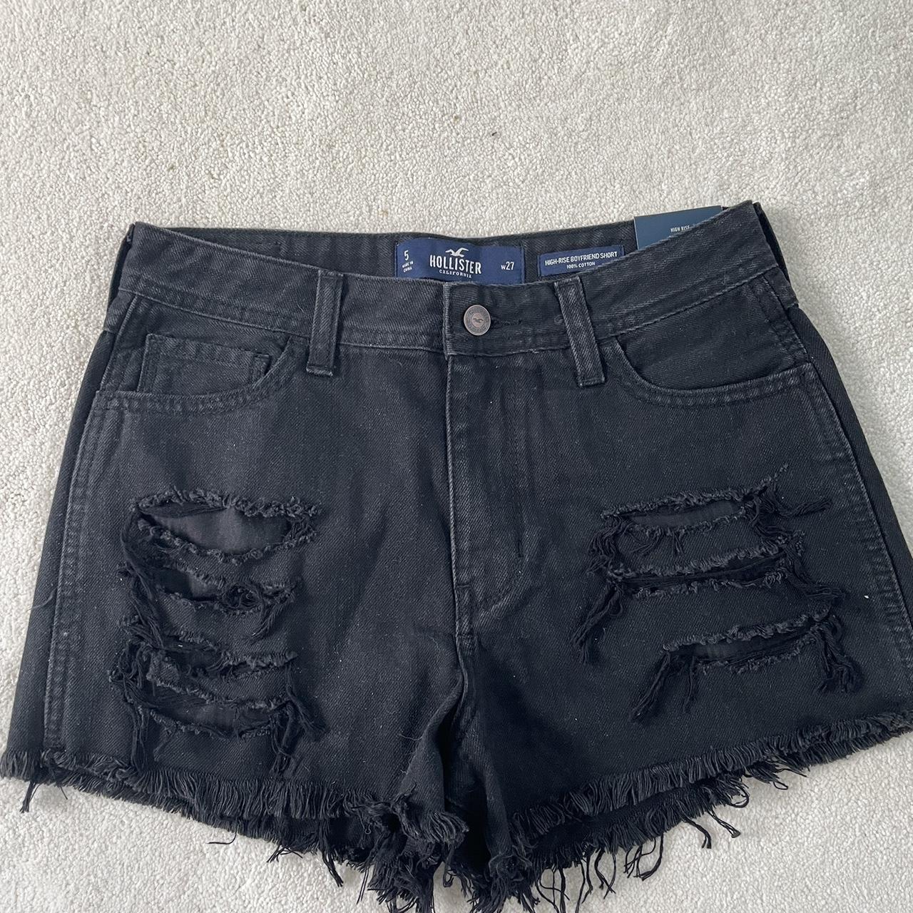 BRAND NEW Abercrombie and Fitch black ripped HIGH... - Depop