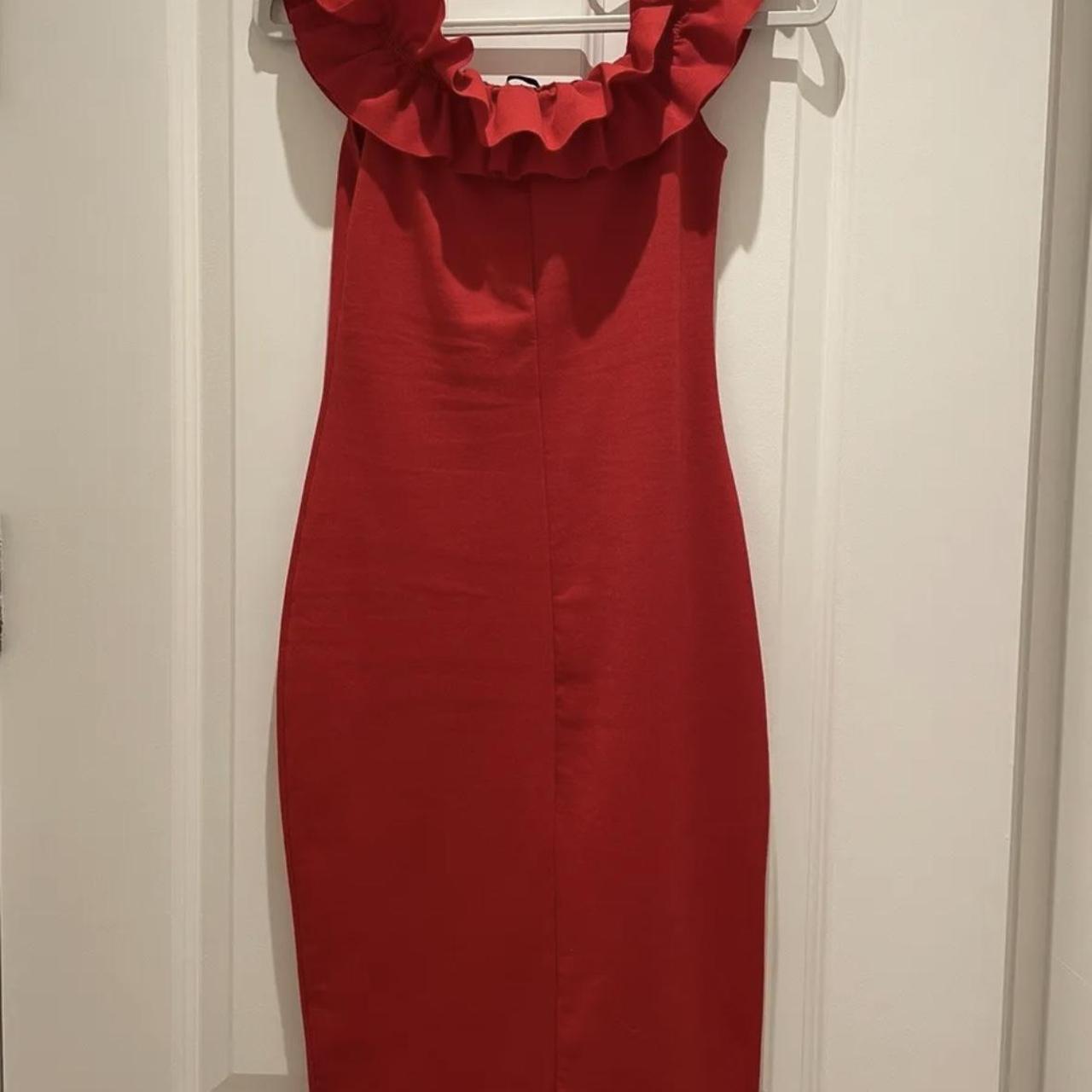 Zara Women's Red Dress | Depop