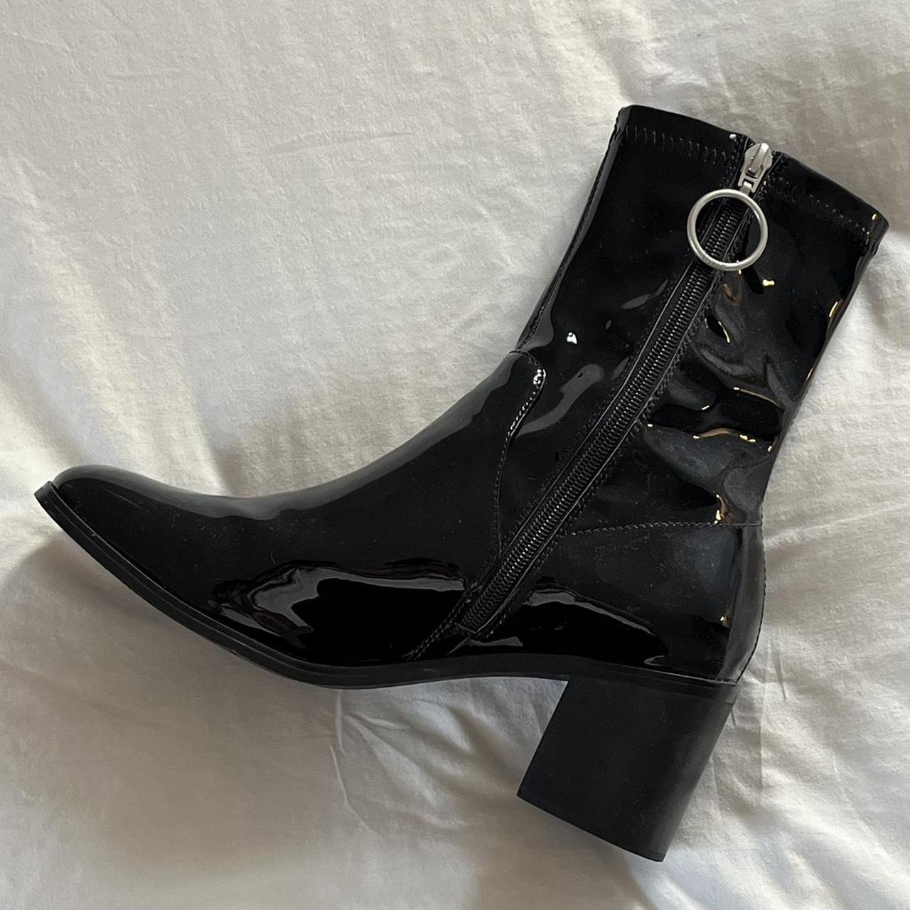 o ring zipper boots