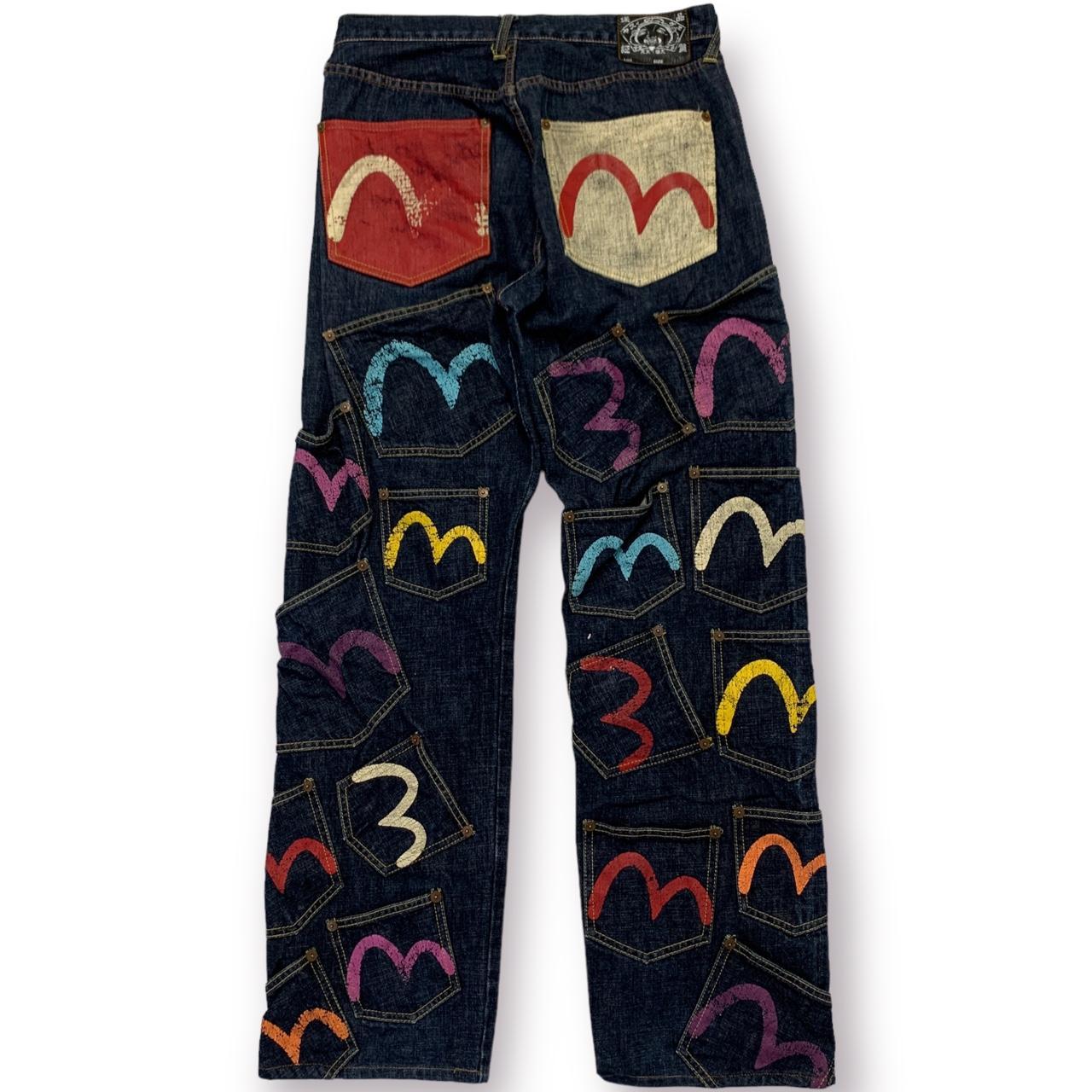 Evisu Multipocket Jeans Size 34 Evisu multipocket... - Depop