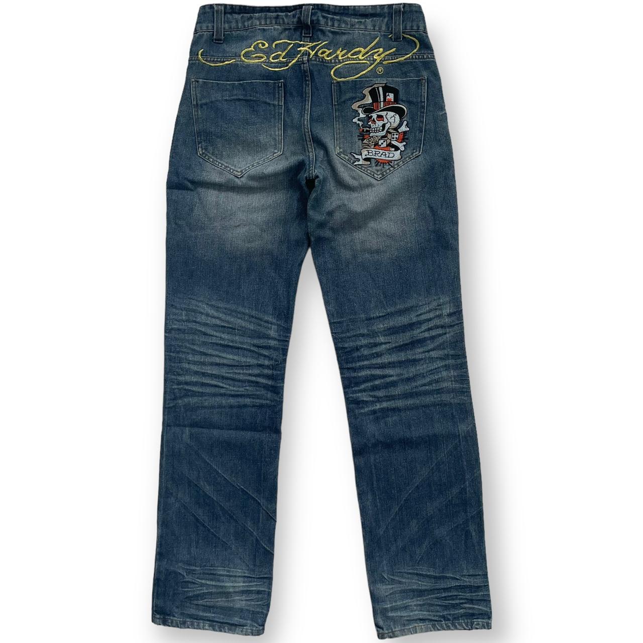 Ed Hardy Jeans Fit size 32 Baggy ed hardy... - Depop