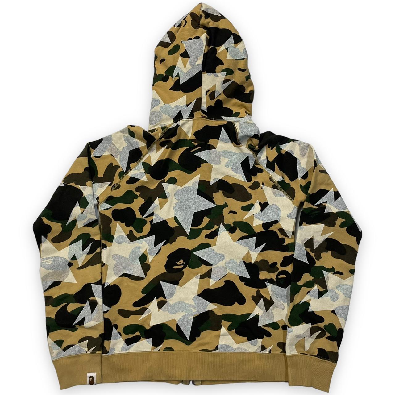 Bapesta Hoodie Size XS Camo a bathing ape zip up... - Depop