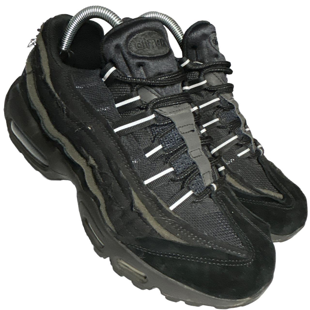 Nike CDG 95s Size UK 6 (US 7) Black CDG air max... - Depop