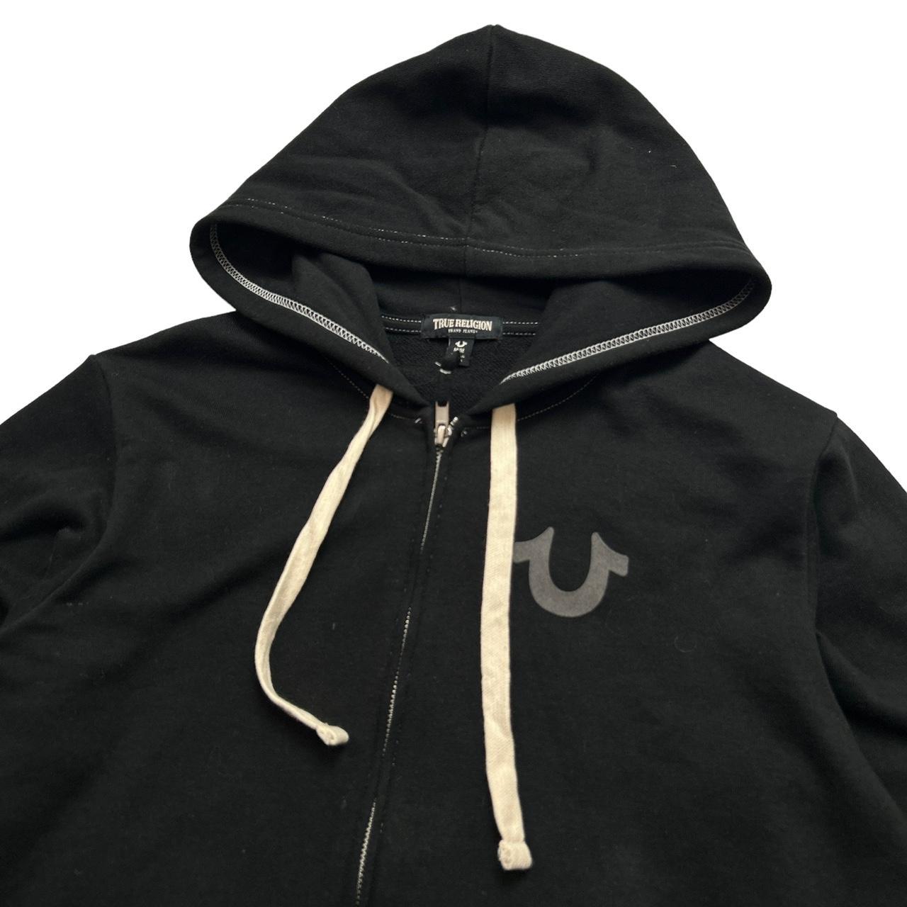True Religion Hoodie Size M Black true religion... Depop