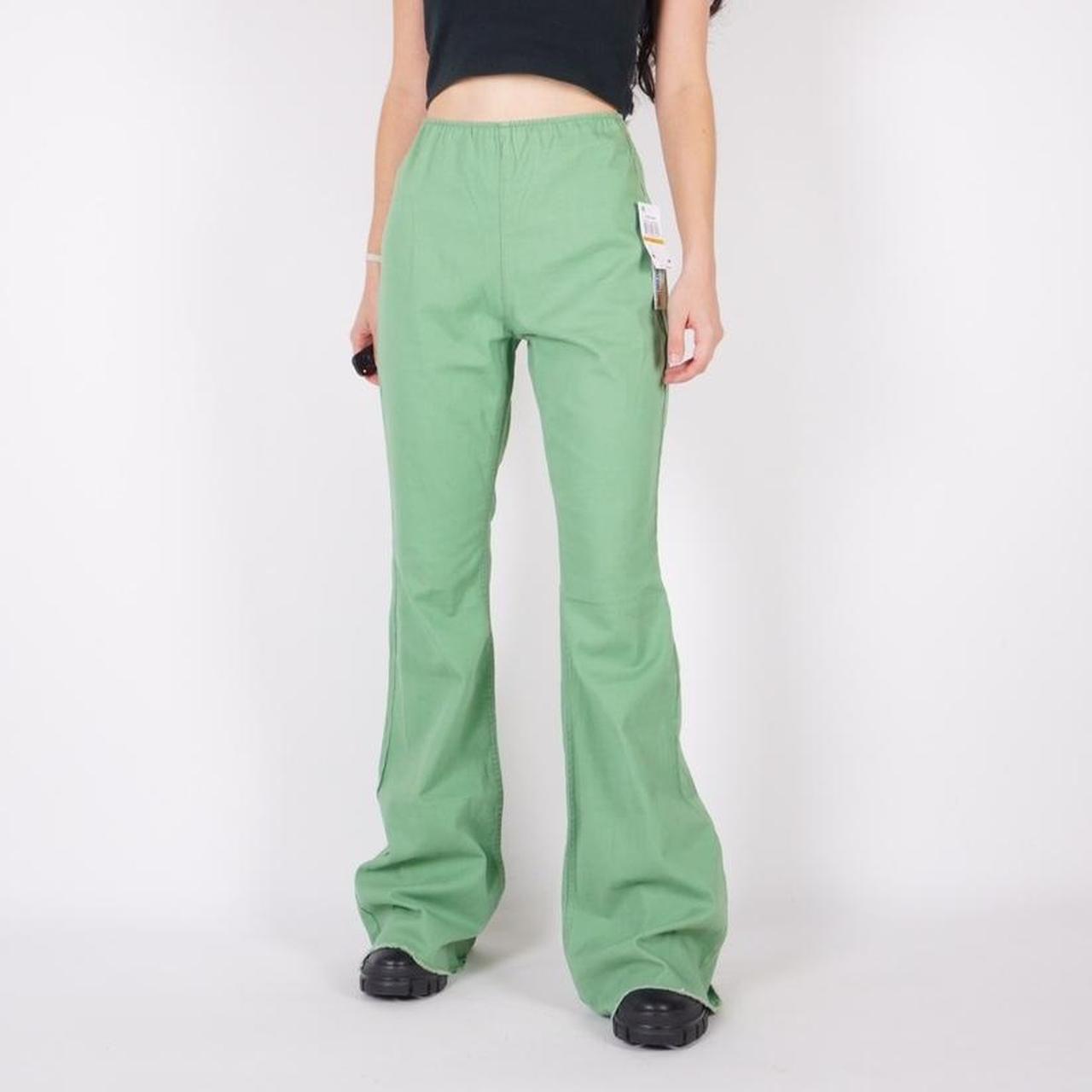 green high waisted flare jeans Brand tinseltown ,... Depop
