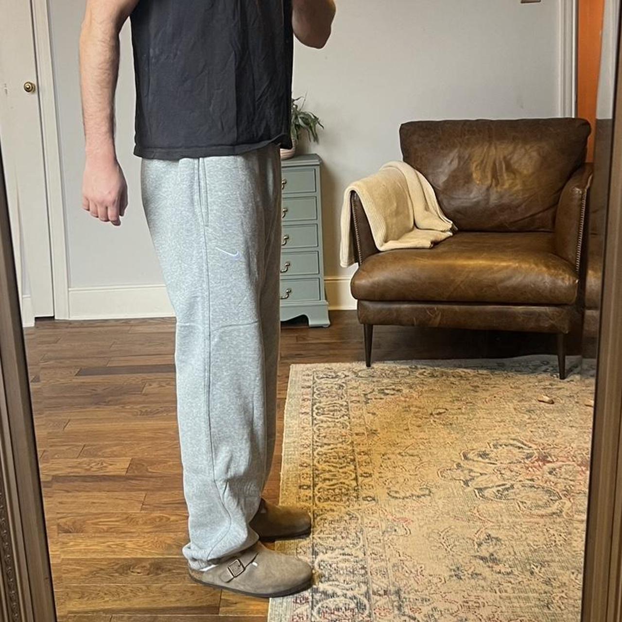 mens gray nike joggers