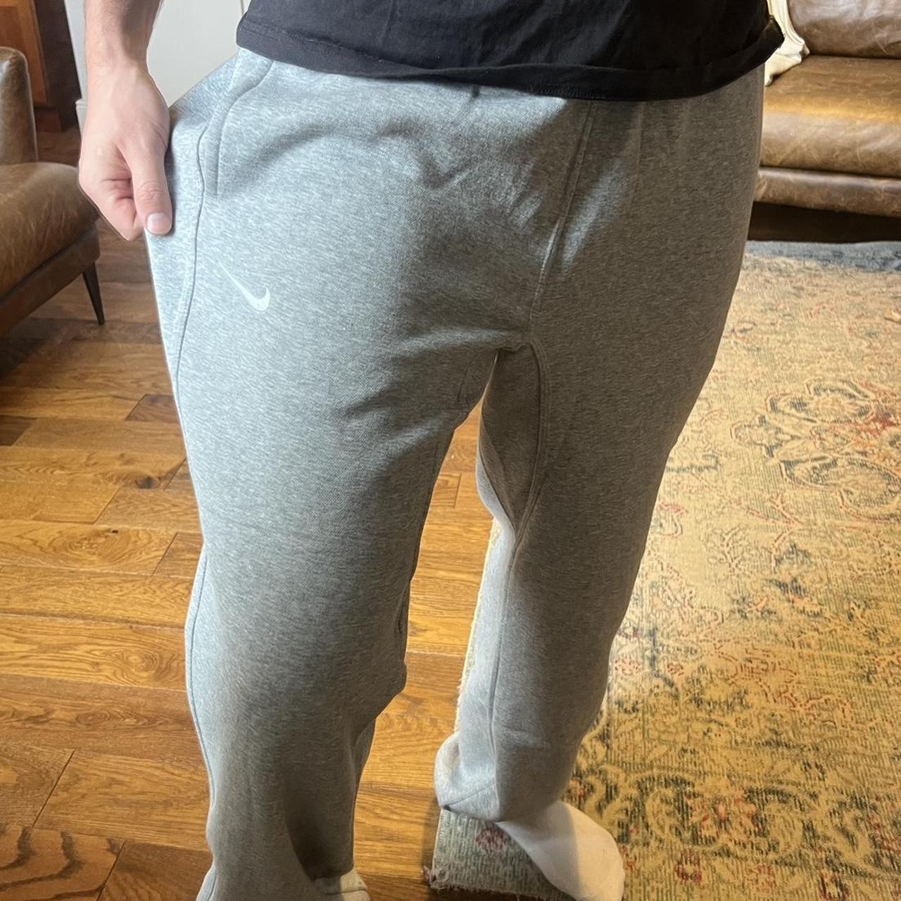 Nike Joggers mens in grey. Nice loose fit and cuffed... Depop