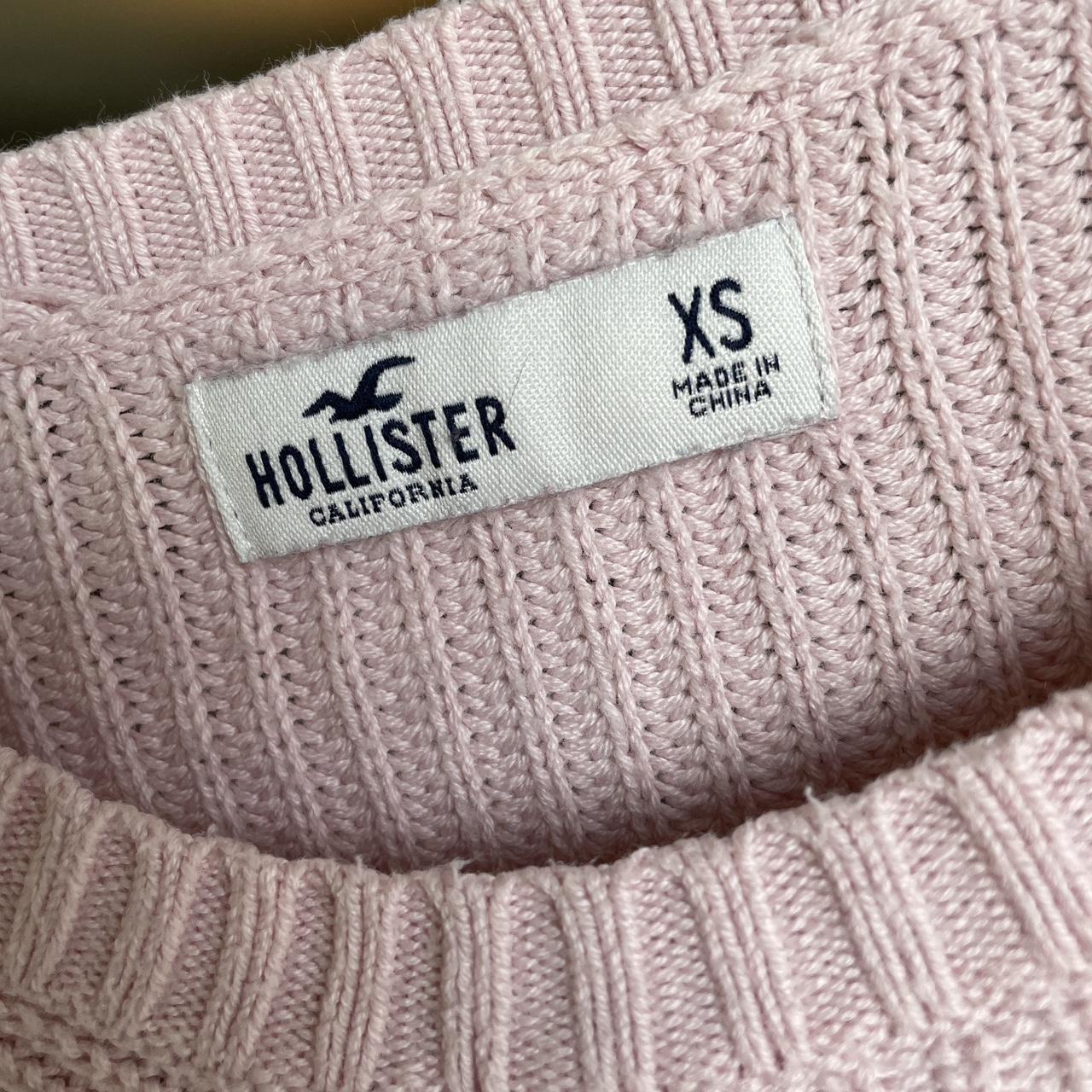 Hollister hot sale sweater pink