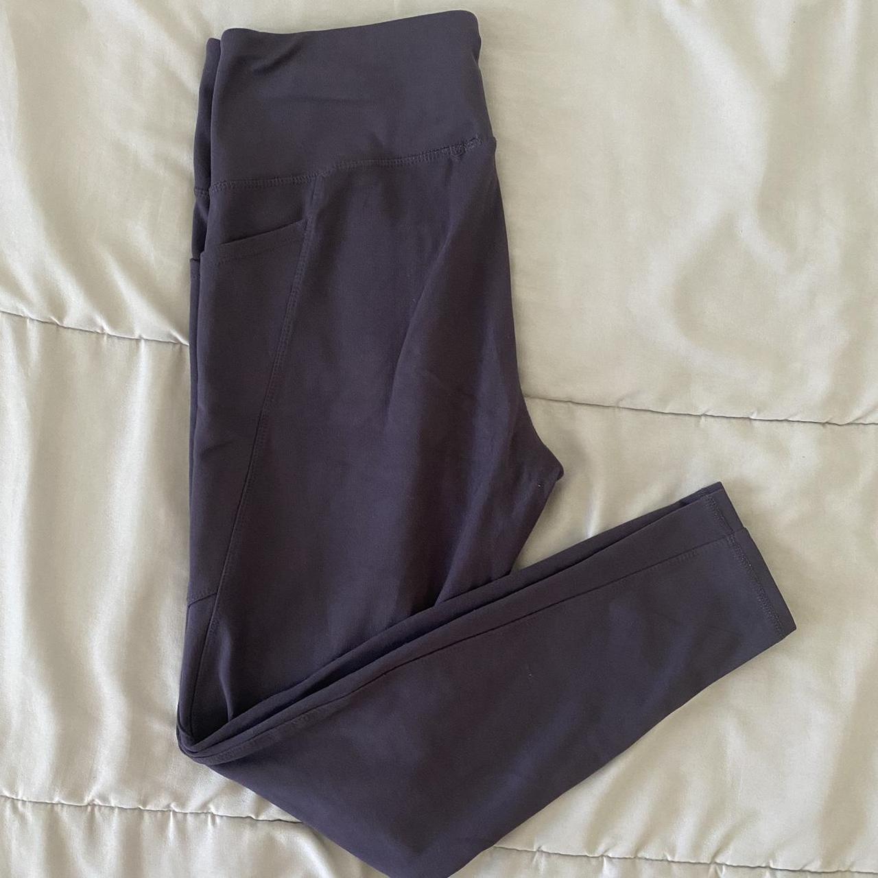 Purple danskin leggings, xs, with pockets. - Depop