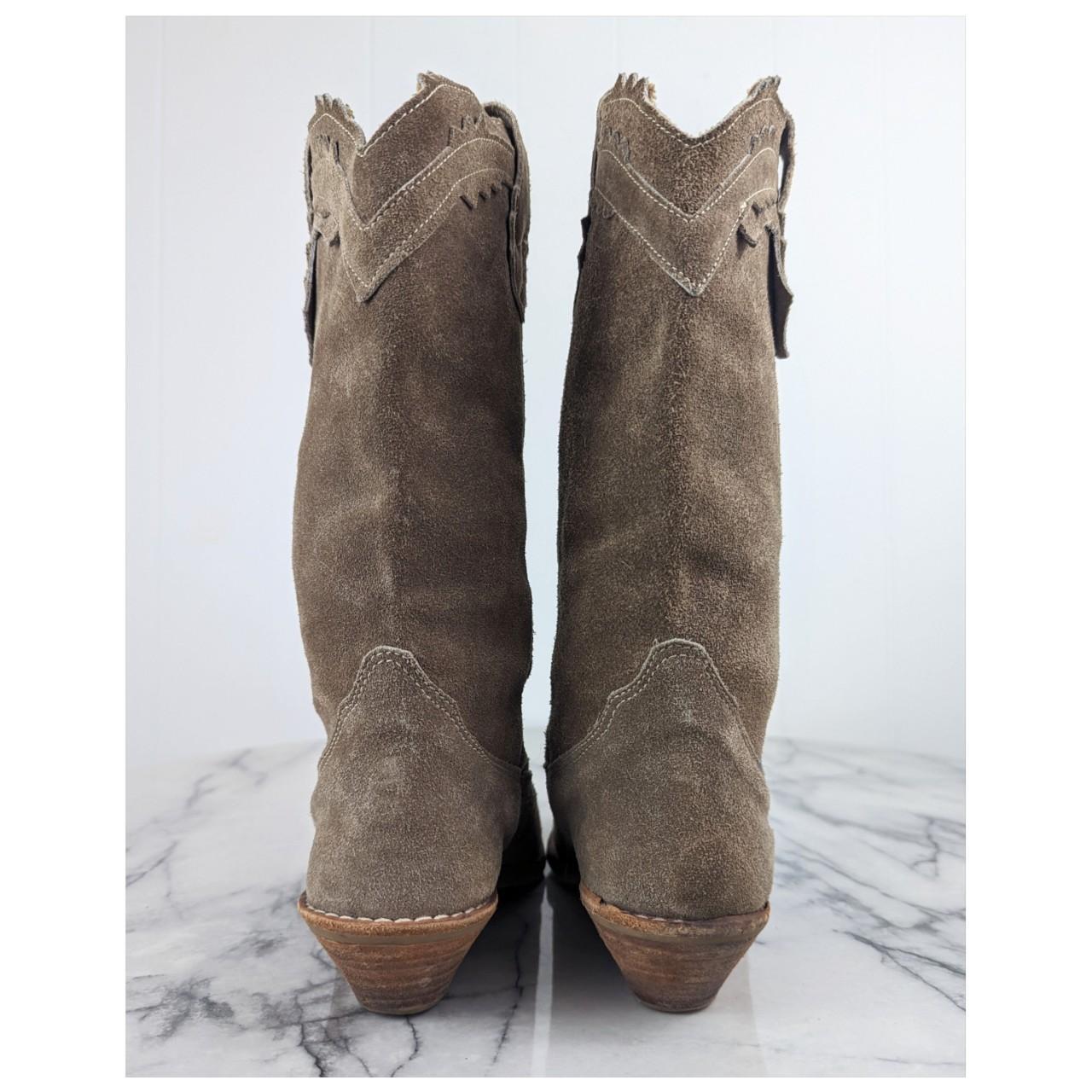 Frye Women's Tan and Grey Boots (3)