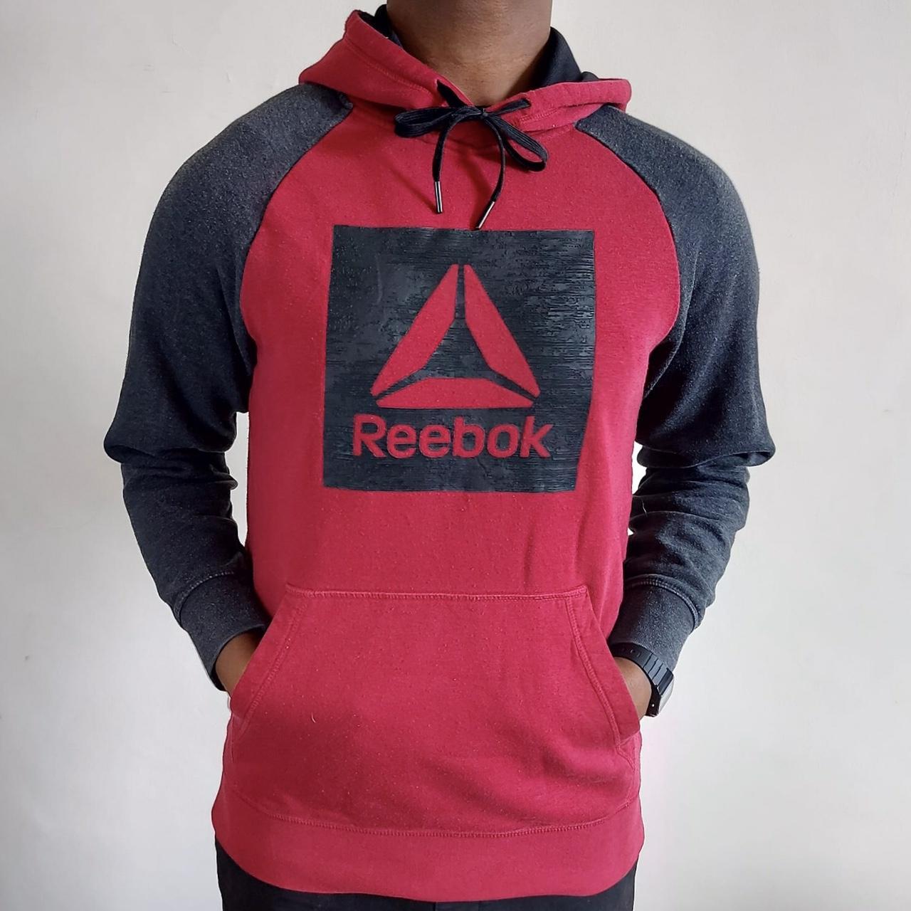 Reebok red hoodie hotsell