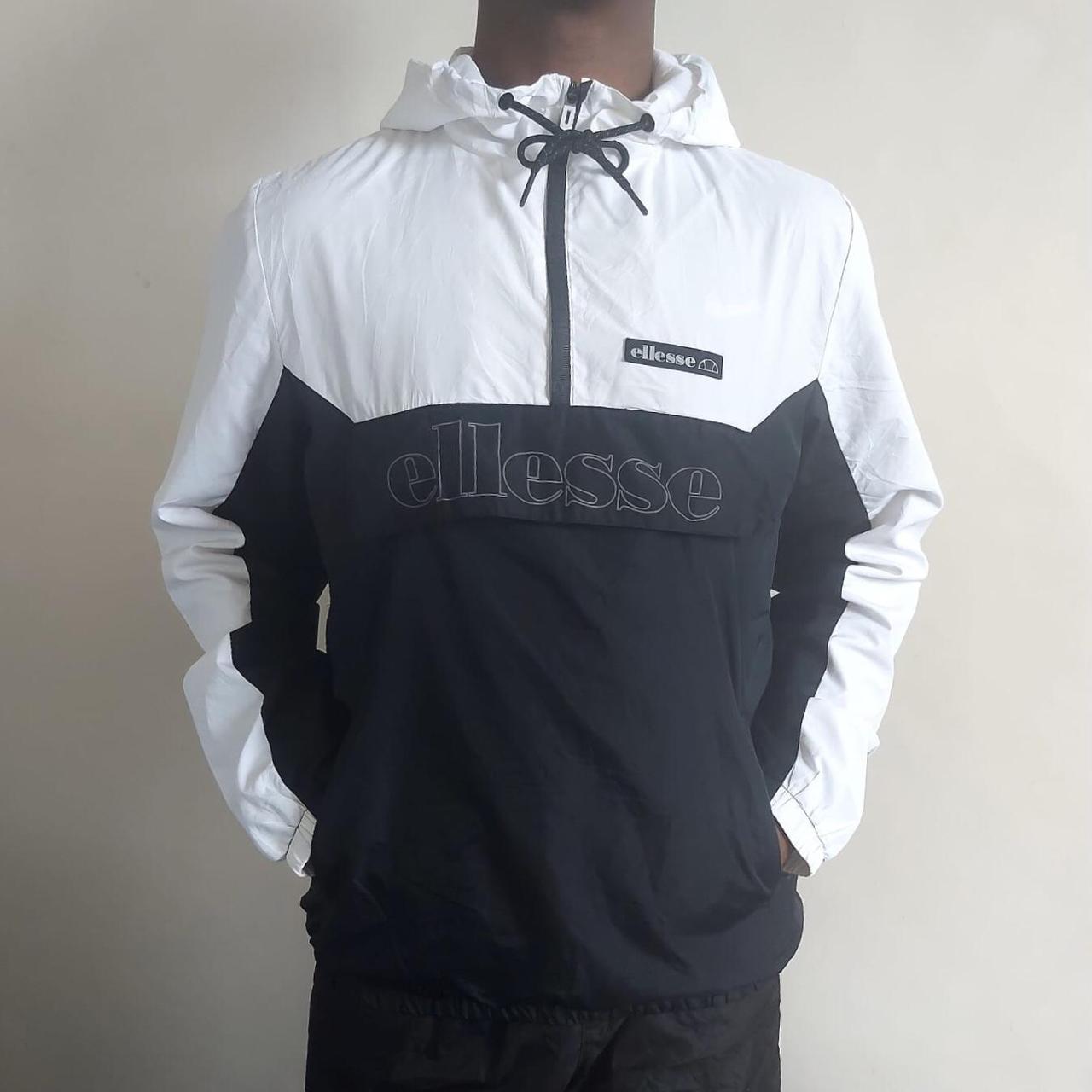 Ellesse windbreaker white best sale