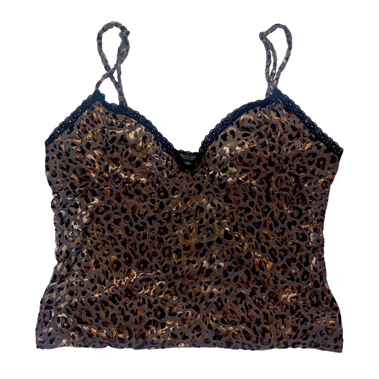🐆 Forever21 Cheetah print Mesh Camisole 🌟 Embrace... Depop
