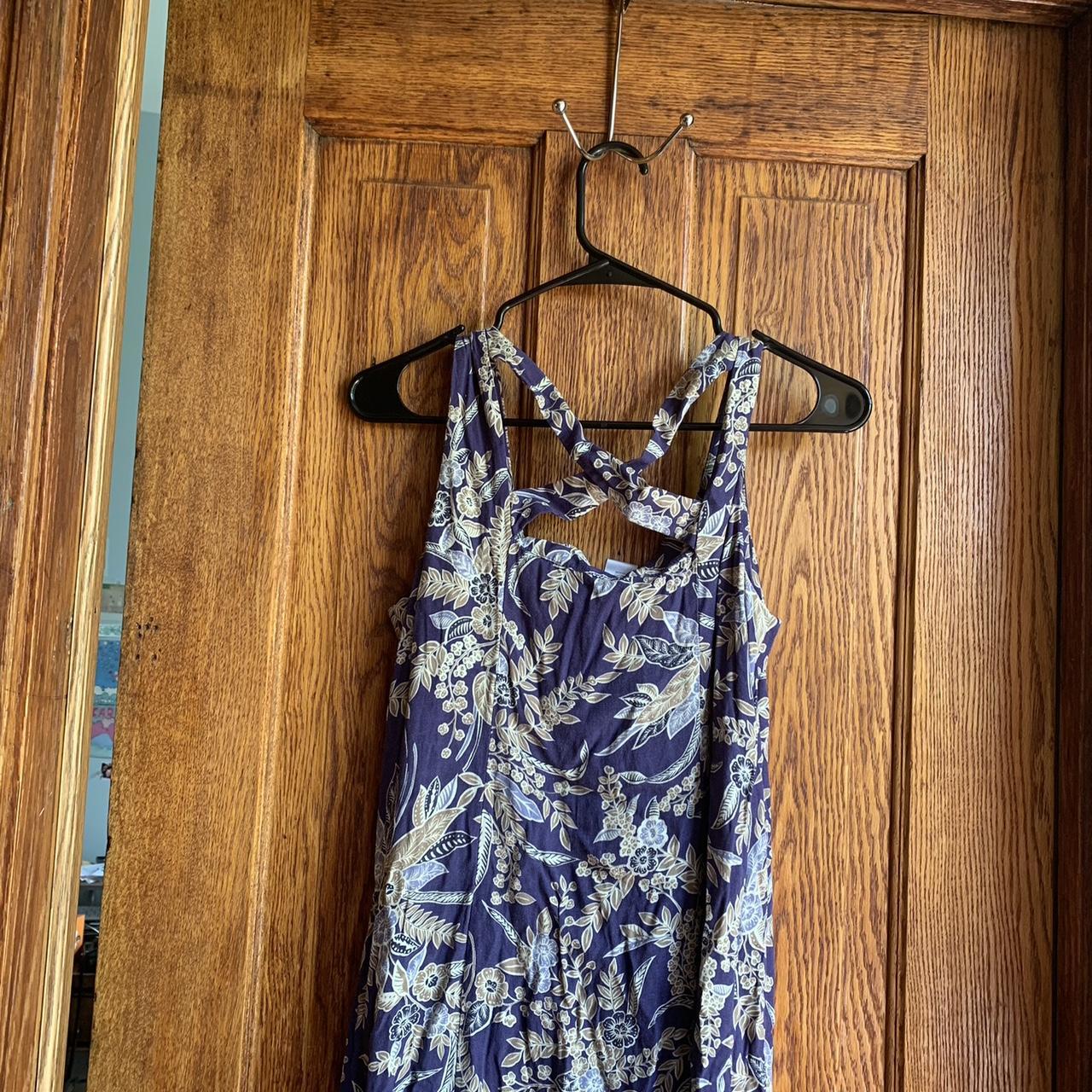 Coldwater Creek Women S Purple And Tan Dress Depop