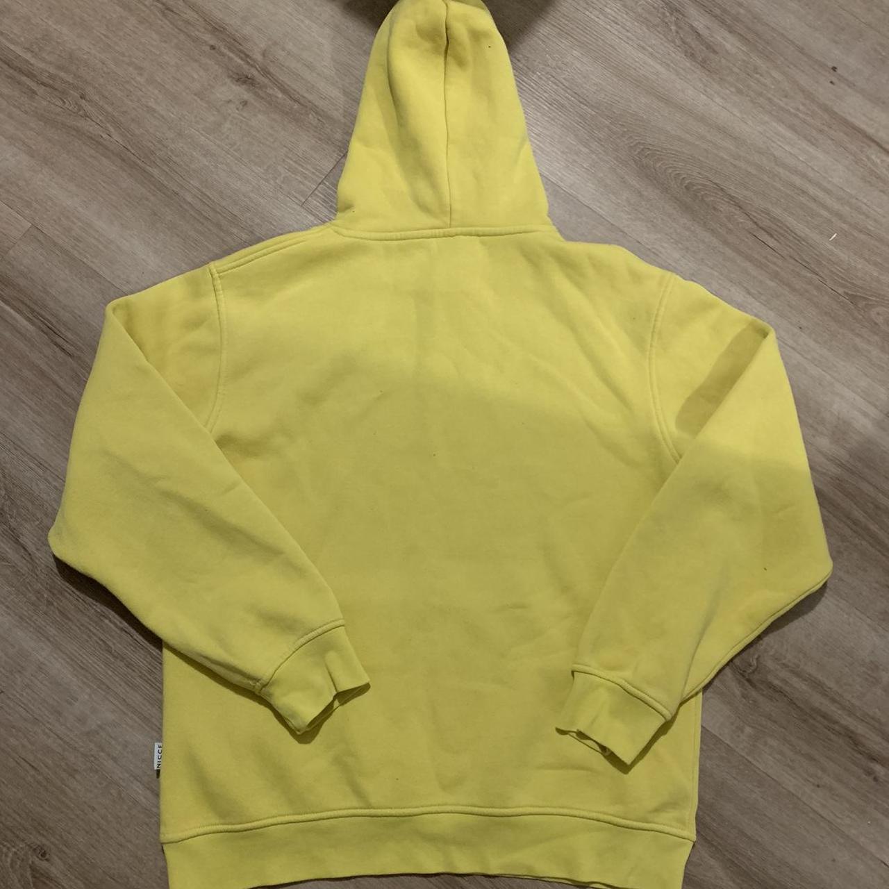 NICCE NICCE logo hoodie in yellow NICCE spell. Depop