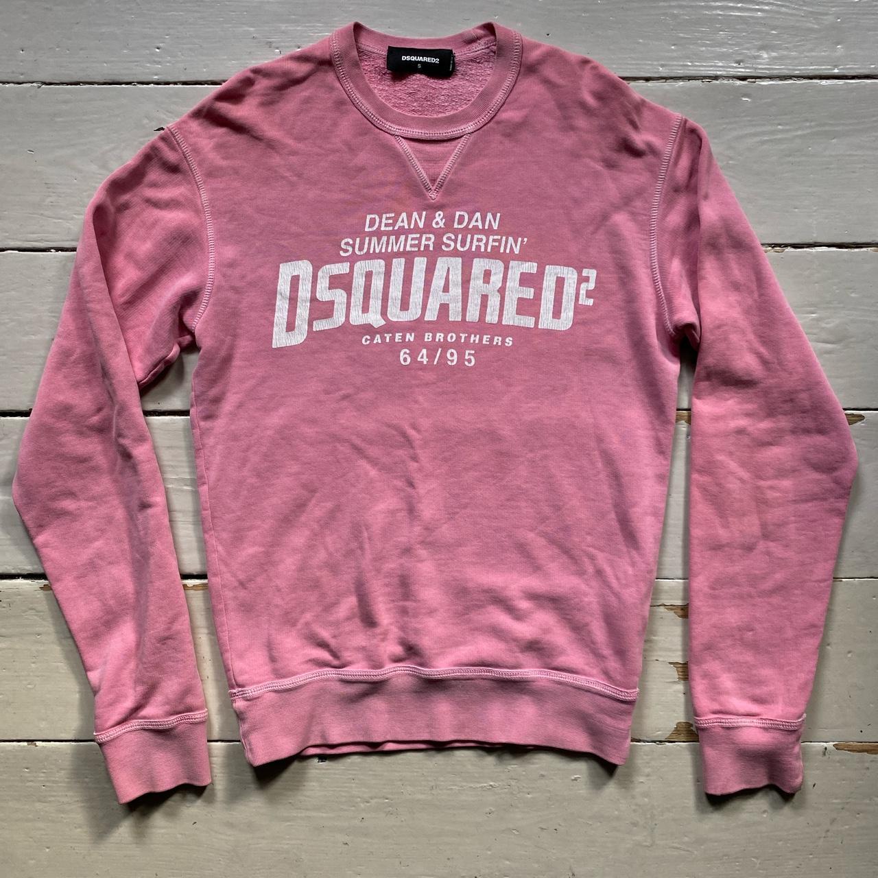 Pink dsquared jumper best sale