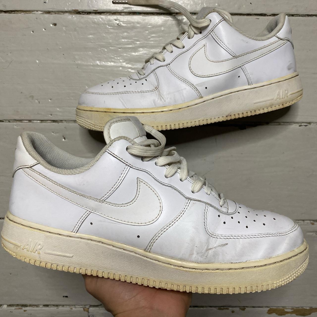 Nike Air Force 1 White 🥶 In good used condition,... - Depop