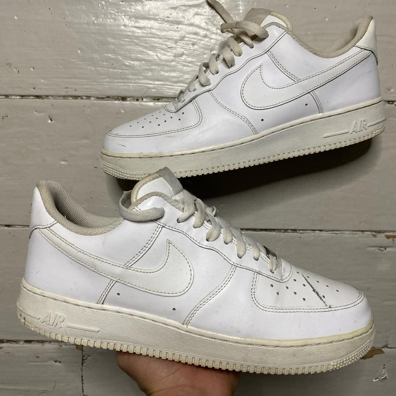 Nike Air Force 1 White 🥶 In good condition just has... - Depop