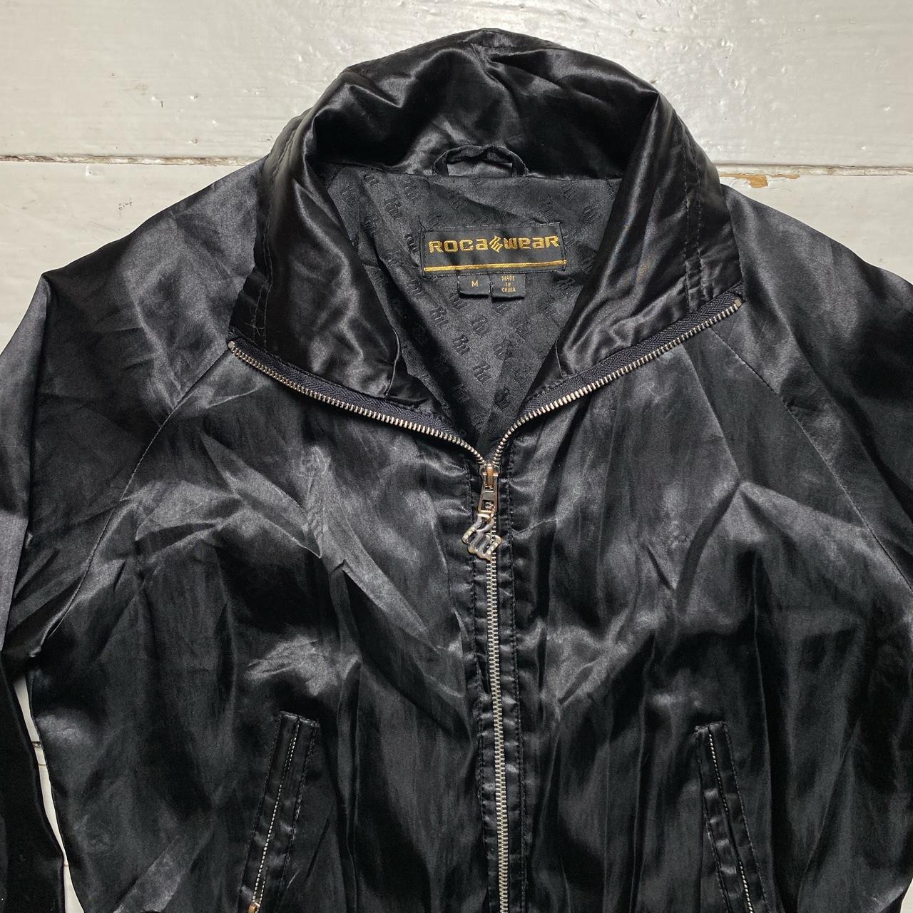 Rocawear Women's Black and Silver Jacket Depop