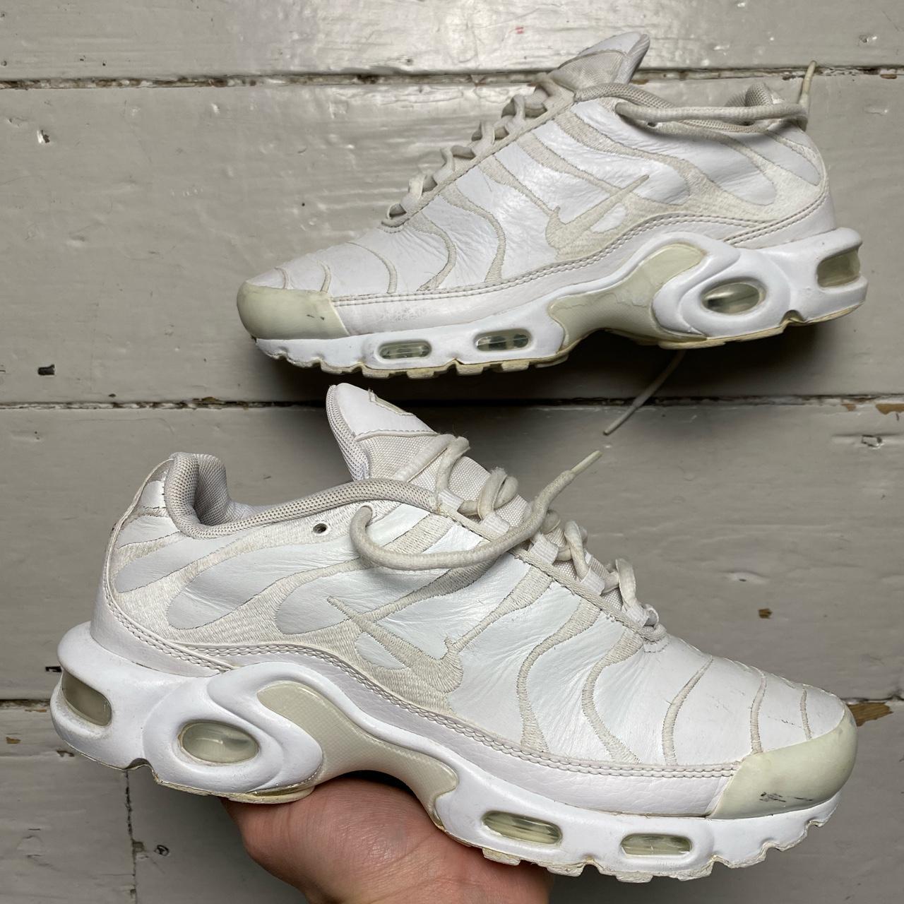 Nike TN Air Max Plus Leather White ️ In great... - Depop