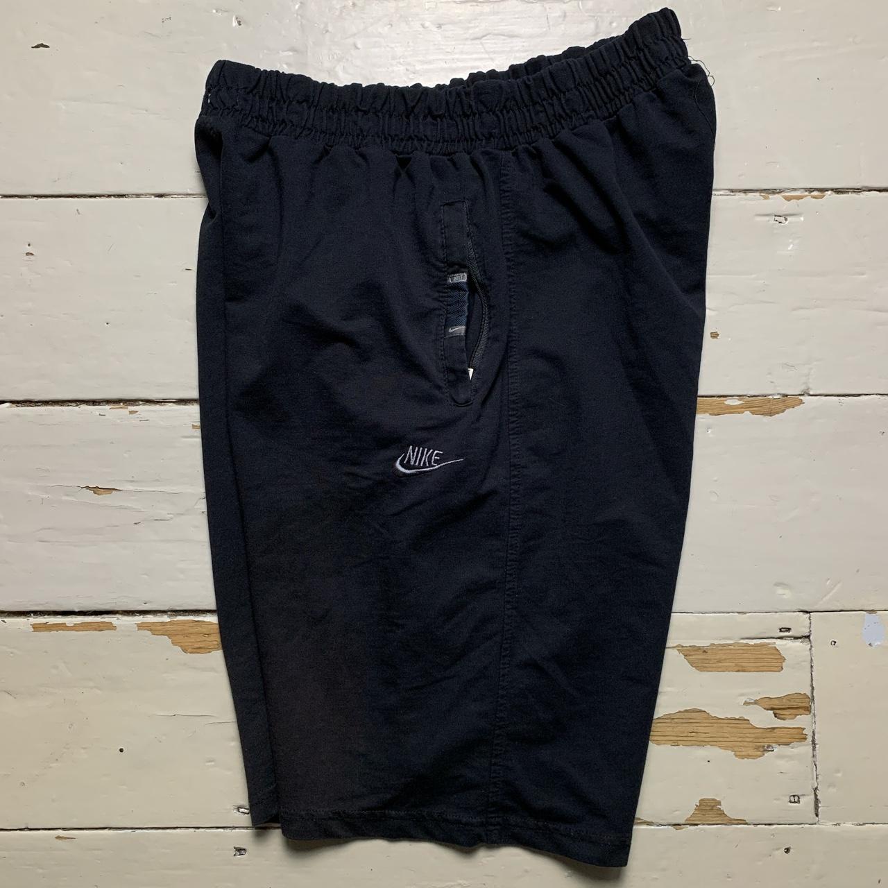 Nike Swoosh Black and Grey Jogger Shorts ♠️ In good... Depop