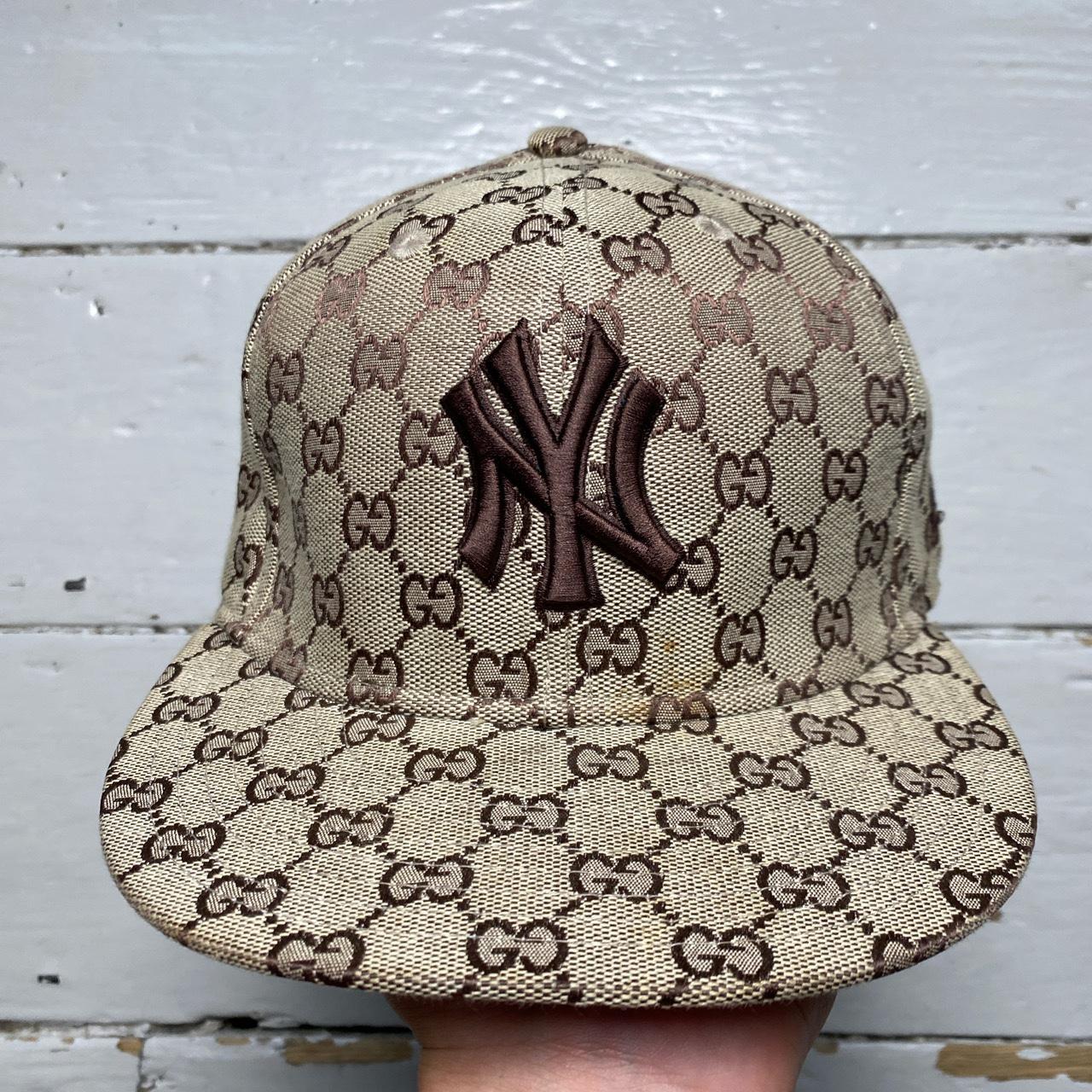 Gucci NY Yankees Monogram Baseball Cap