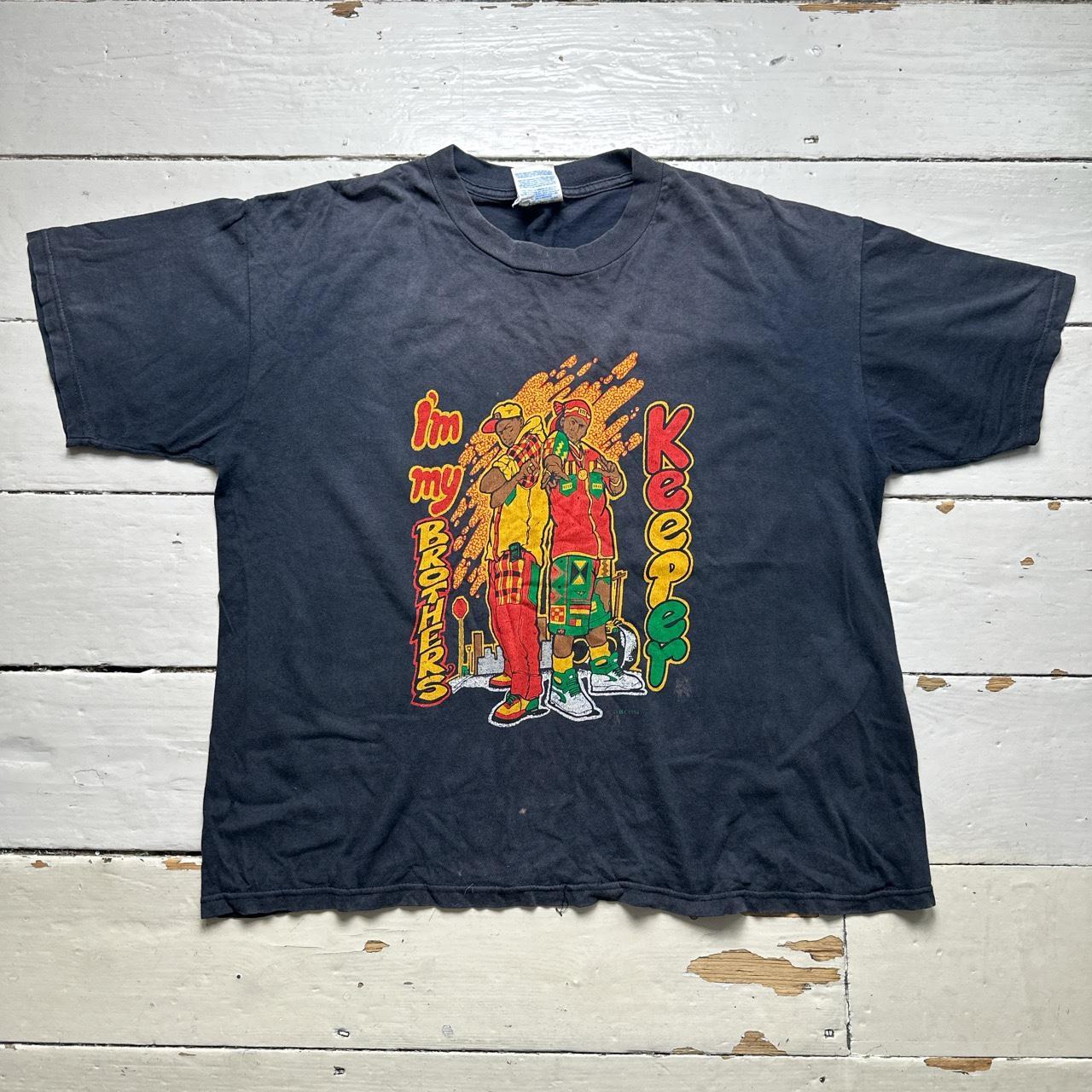 I’m My Brothers Keeper Vintage 90’s Rasta 1994 T... - Depop