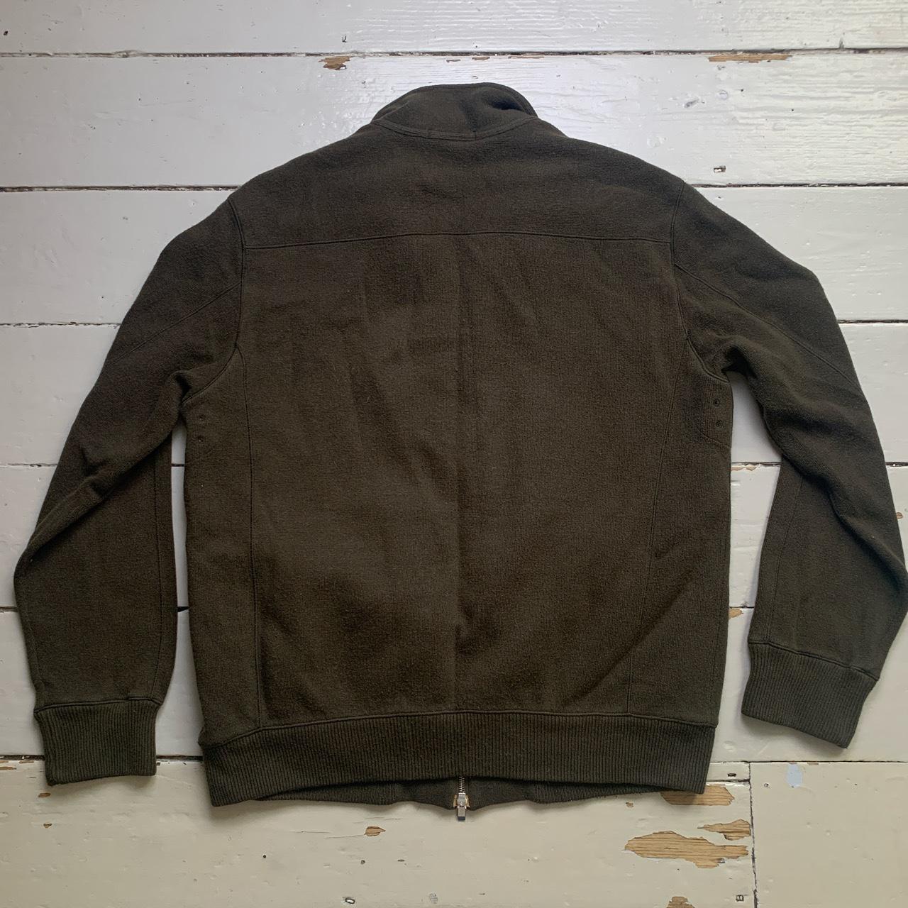 CP Company Vintage Khaki Green Zip Jumper 🍃 In good... - Depop