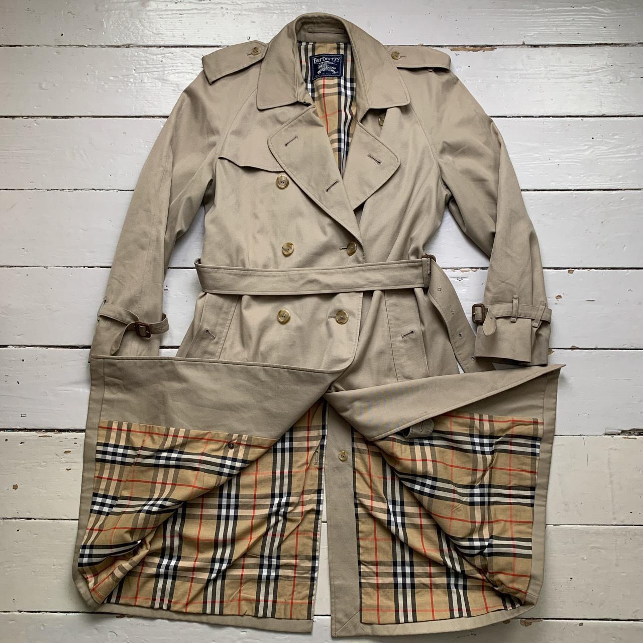 Burberrys Burberry Vintage Womens Trench Coat Jacket... - Depop