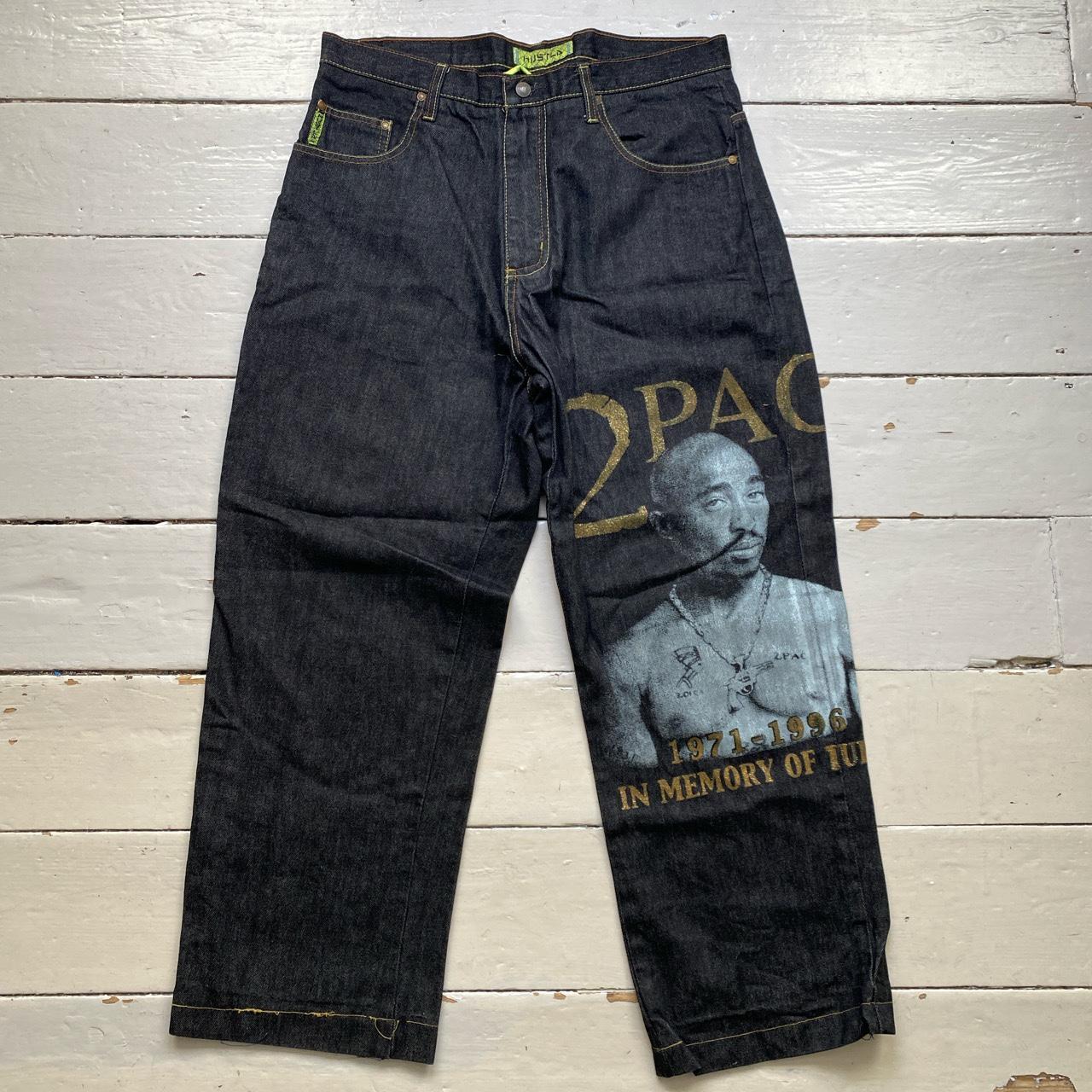2Pac Tupac Shakur Vintage Hustla Baggy Jeans 🔥 In | Depop