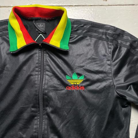 Adidas chile 62 outlet rasta tracksuit