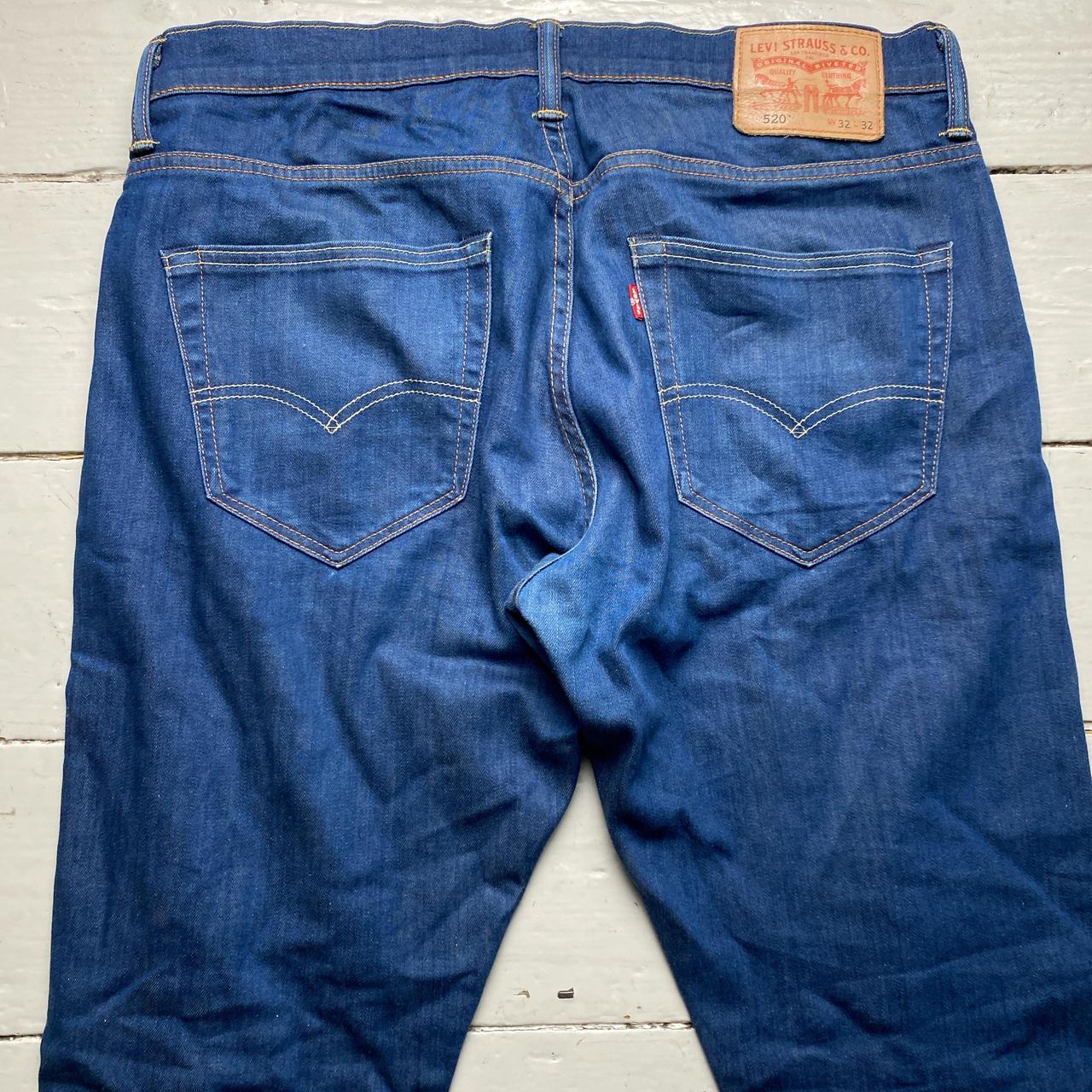 Levis 520 Dark Navy Jeans In good condition with. Depop