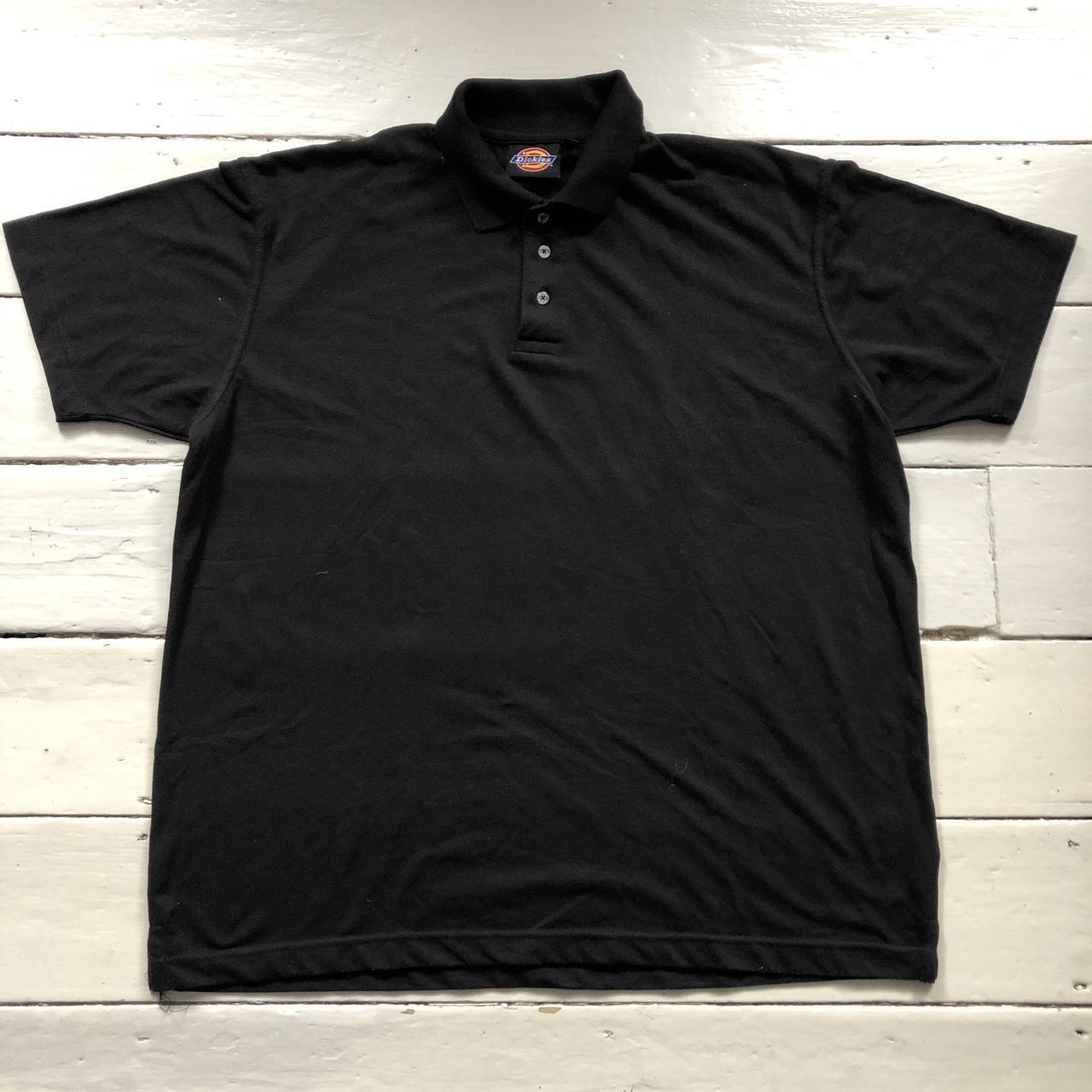 Dickies Black Polo Shirt In very good condition Depop