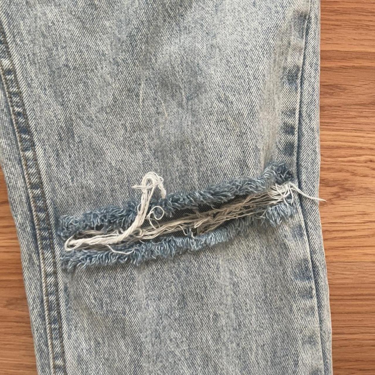 Ksubi Light Washed Distressed Jeans Size 32 Only... - Depop