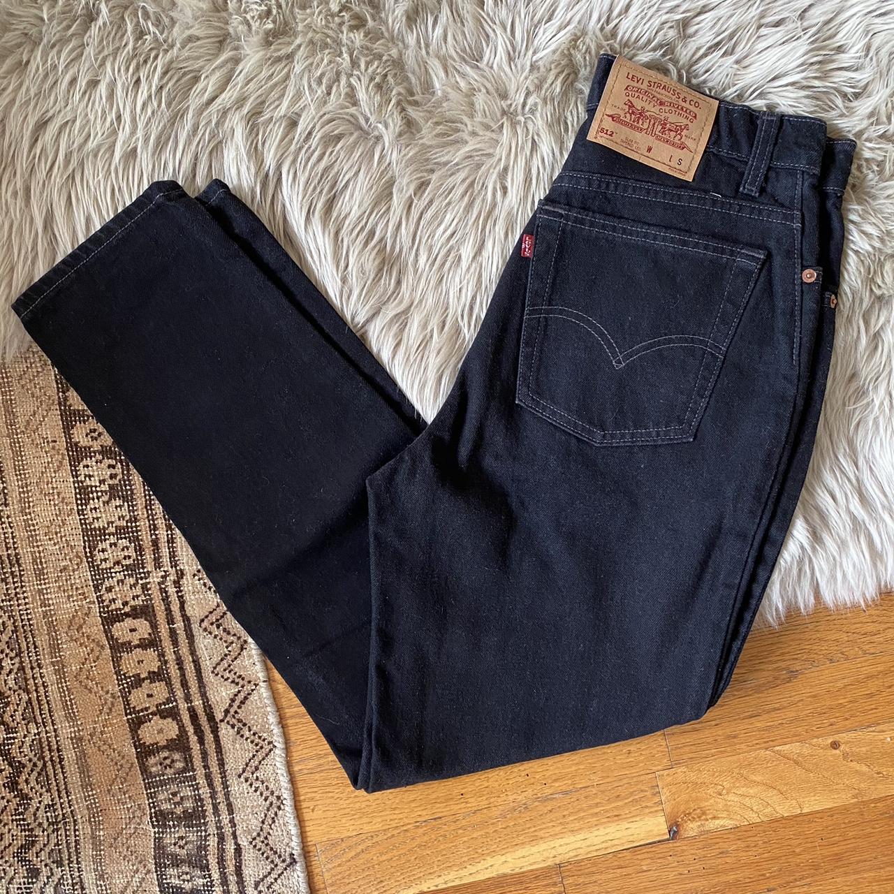 Vintage Levis 512 Black Jeans The best style of... - Depop