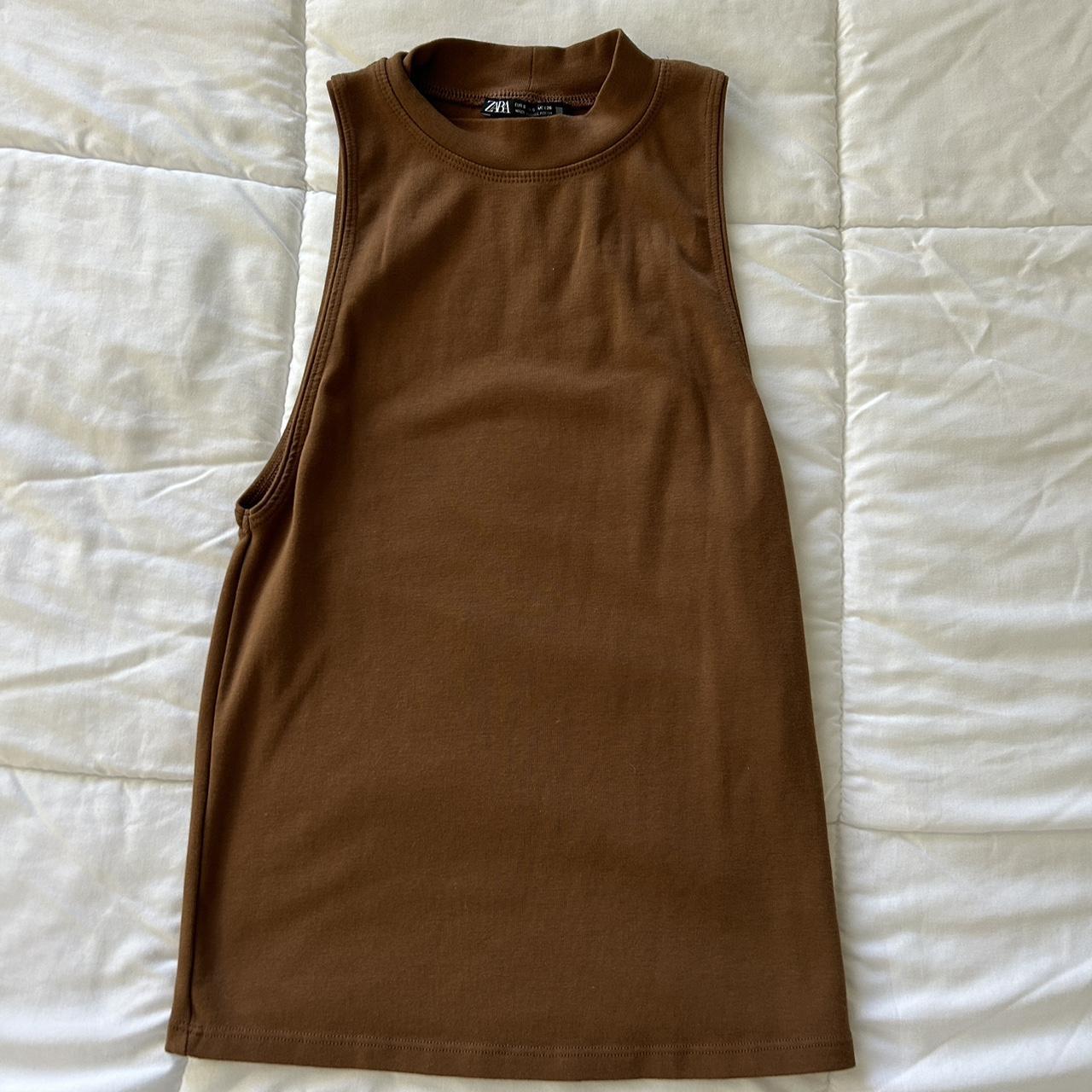 Zara high neck tank top. - Depop