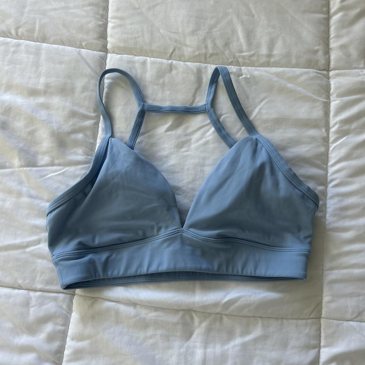 Light Blue Sports Bra. - Depop