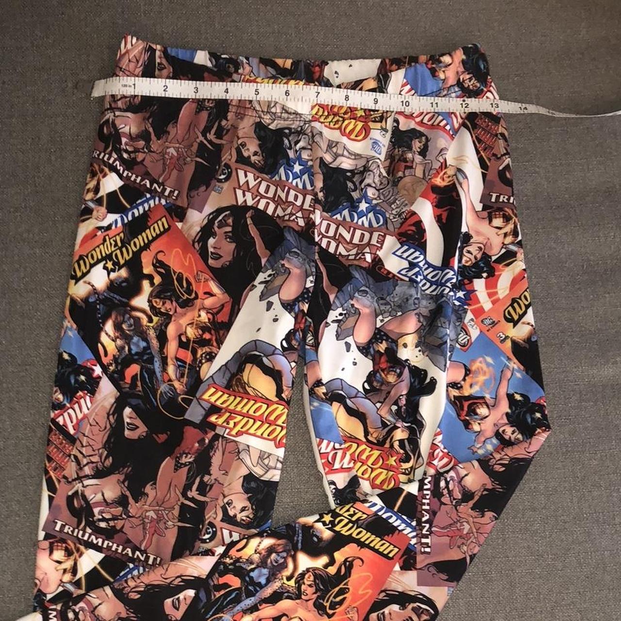 wonder women print leggings Depop