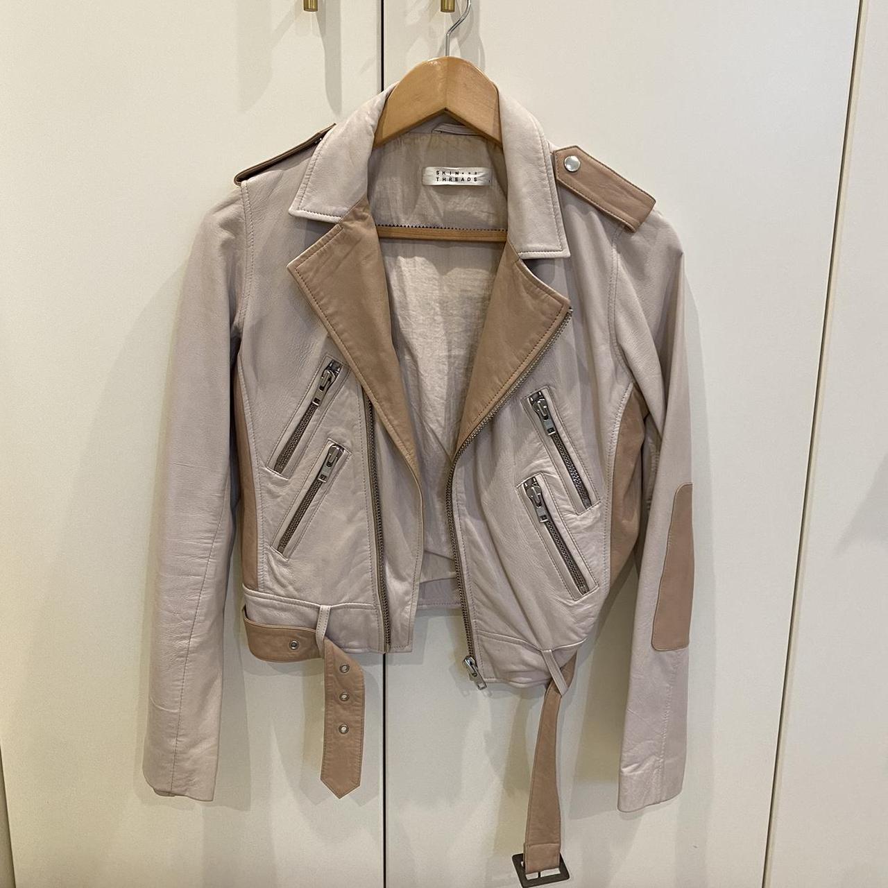 SKIN THREADS leather jacket RRP $750 best Depop