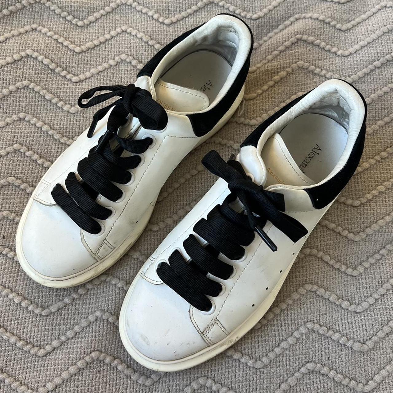 alexander mcqueen black sparkly trainers
