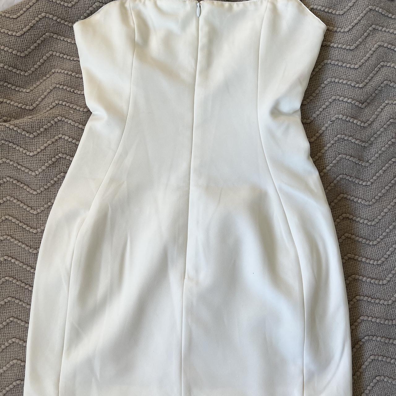 Maniere de voir white button dress. Never worn. So... - Depop