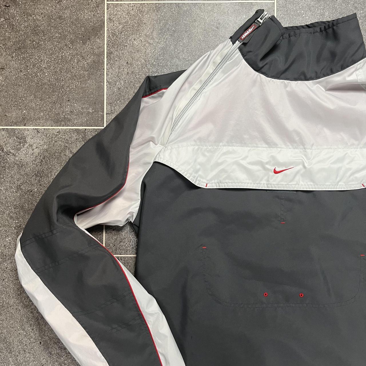 Vintage Nike air max pullover mock neck jacket- size... - Depop