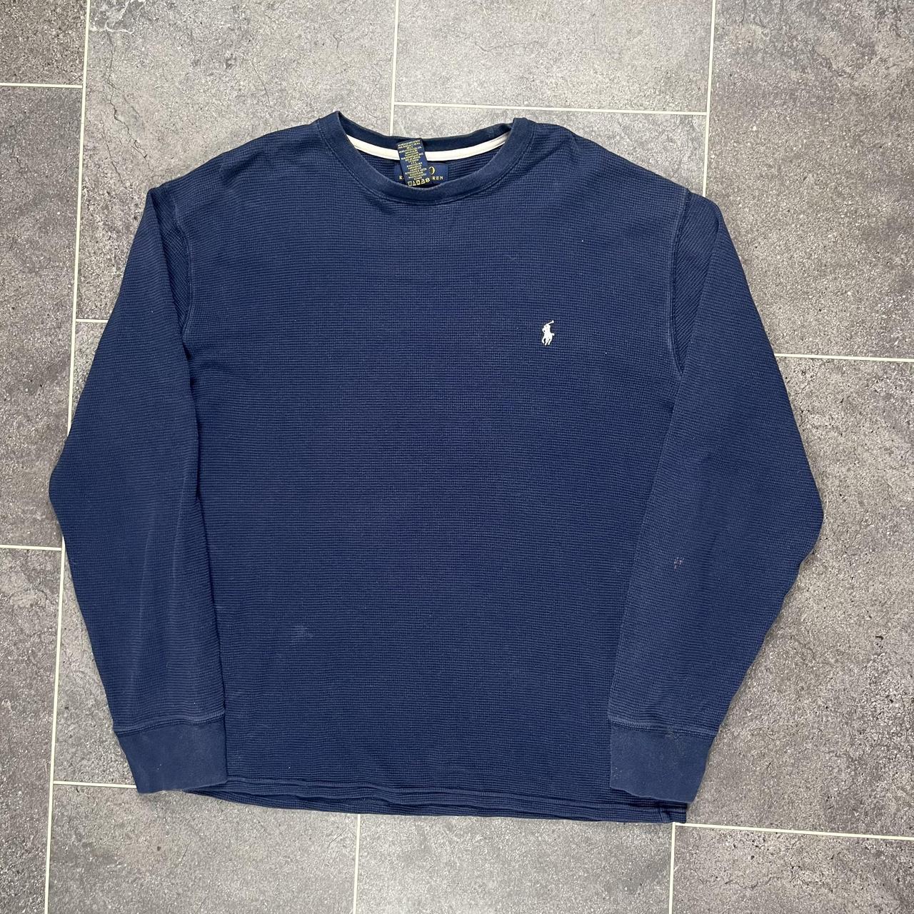 Ralph Lauren Men's Navy Sweatshirt | Depop