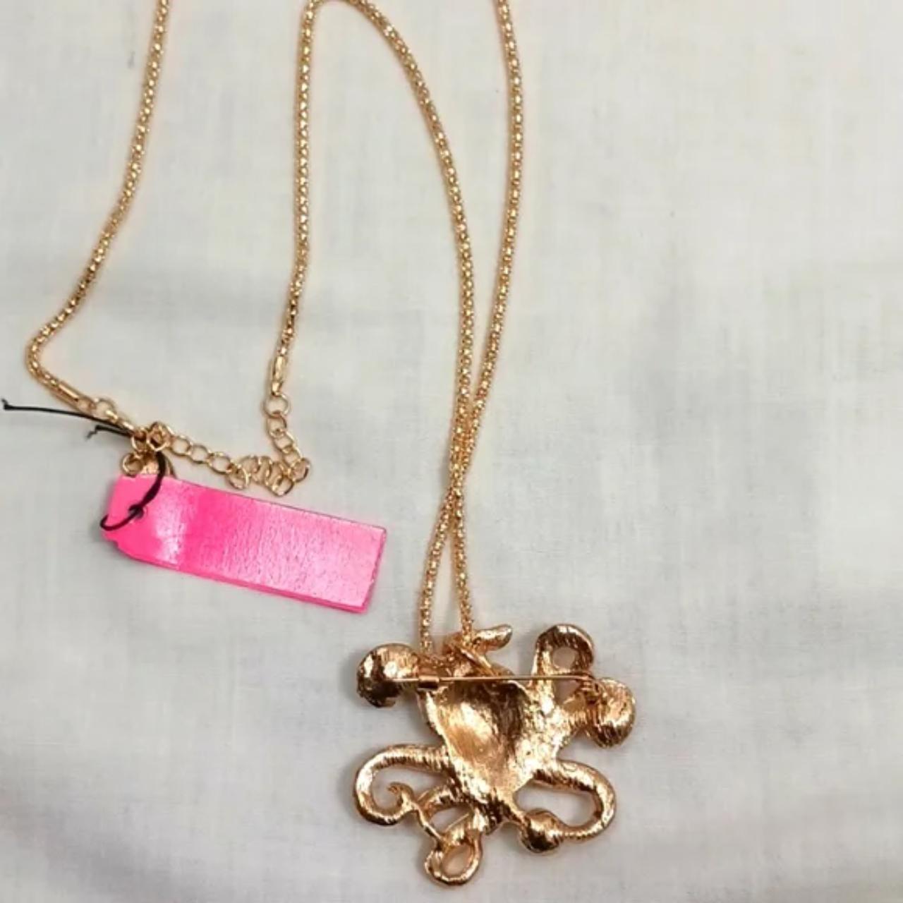 Betsey johnson hot sale octopus necklace